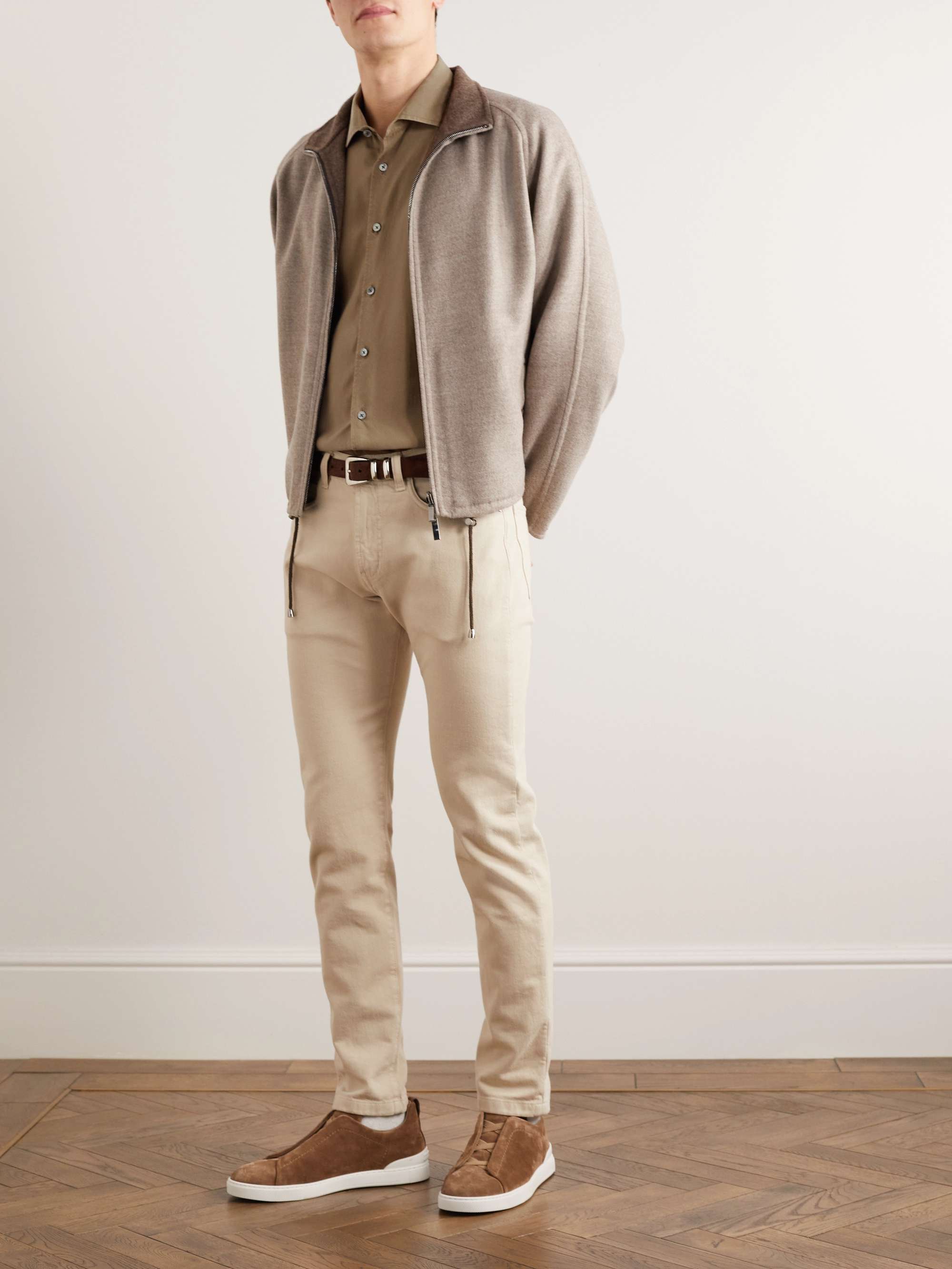 ZEGNA Washed-Silk Shirt