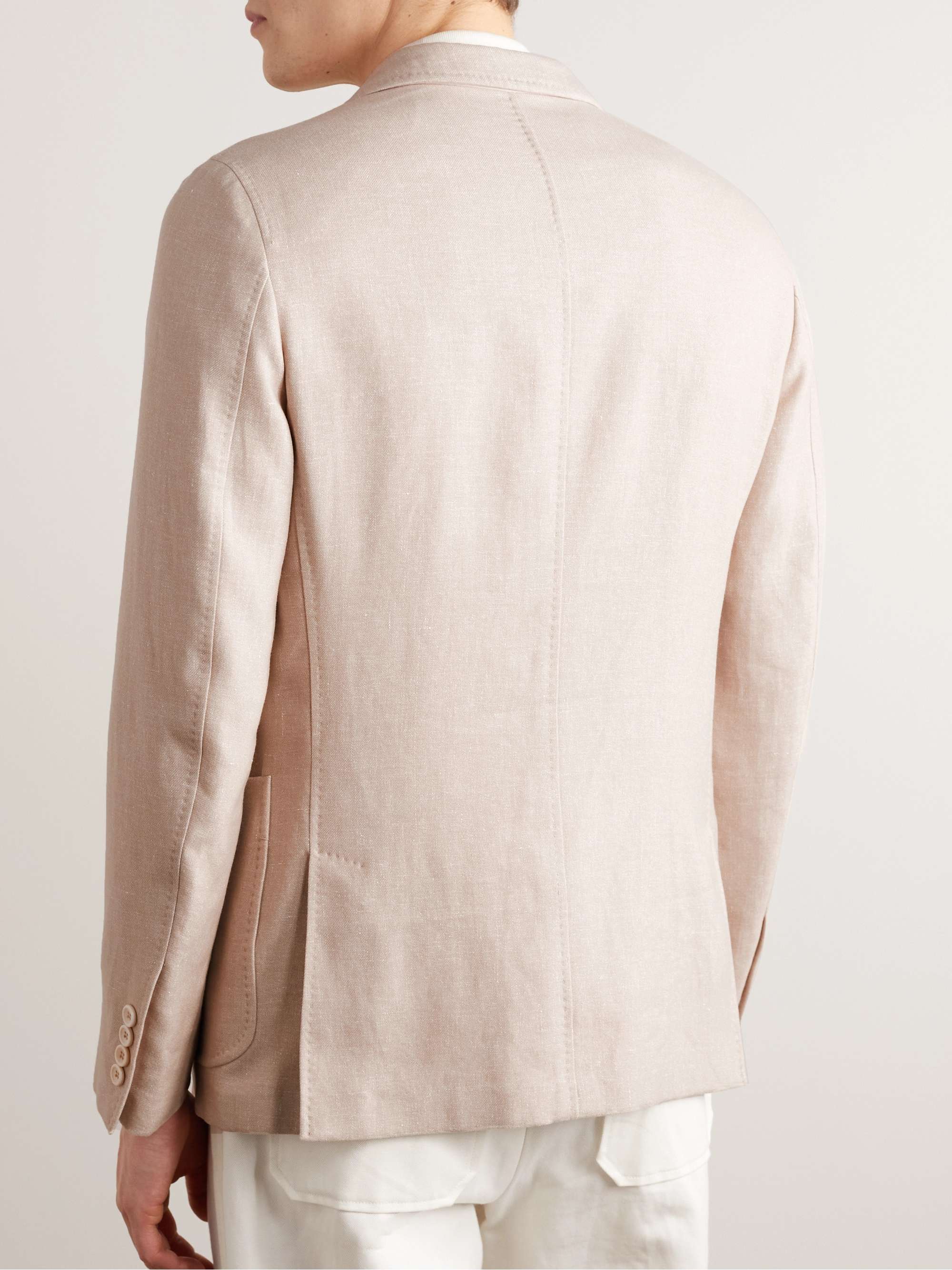 ZEGNA Oasi Cashmere and Cotton-Blend Blazer