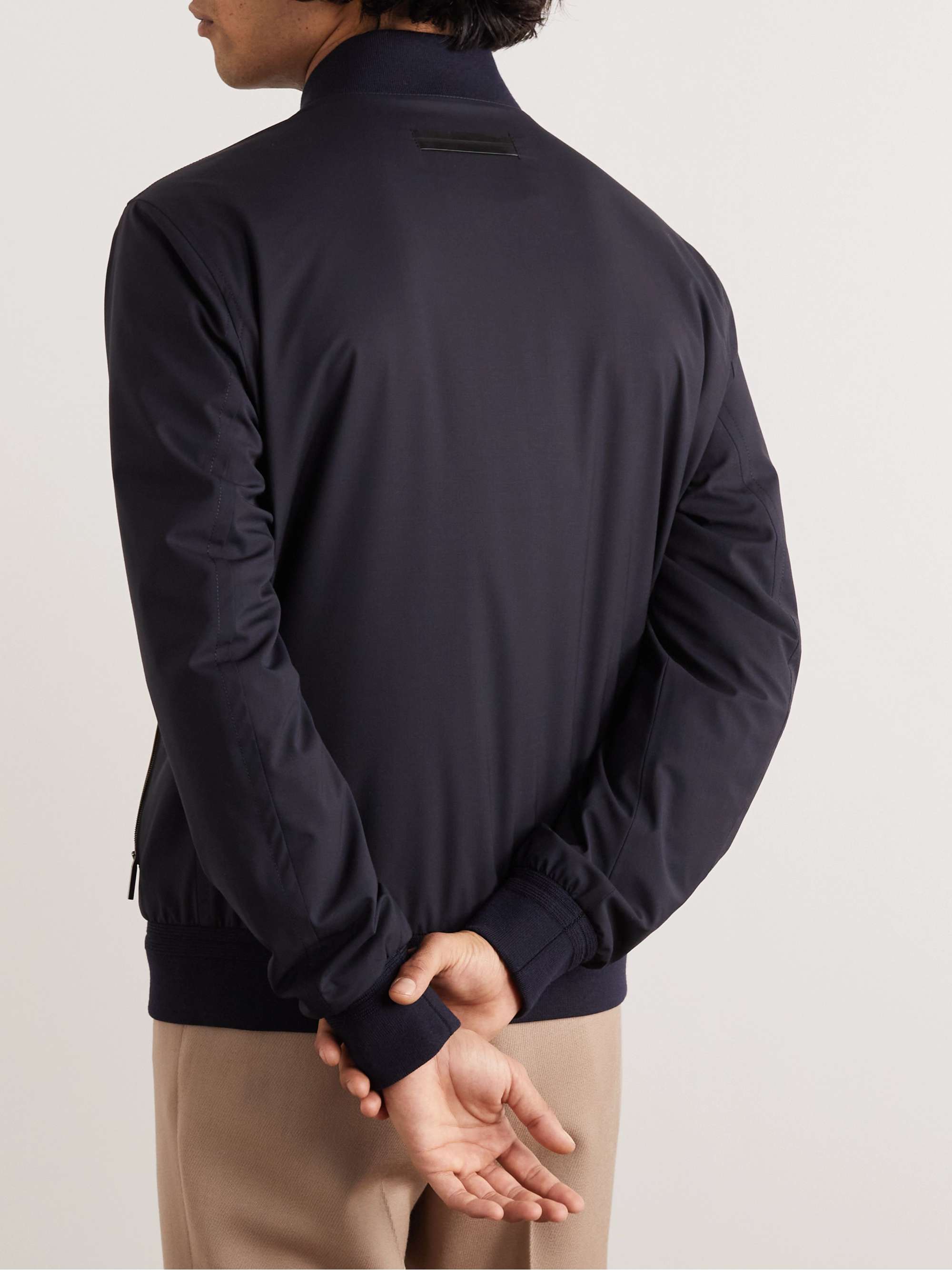 ZEGNA Wool-Shell Bomber Jacket