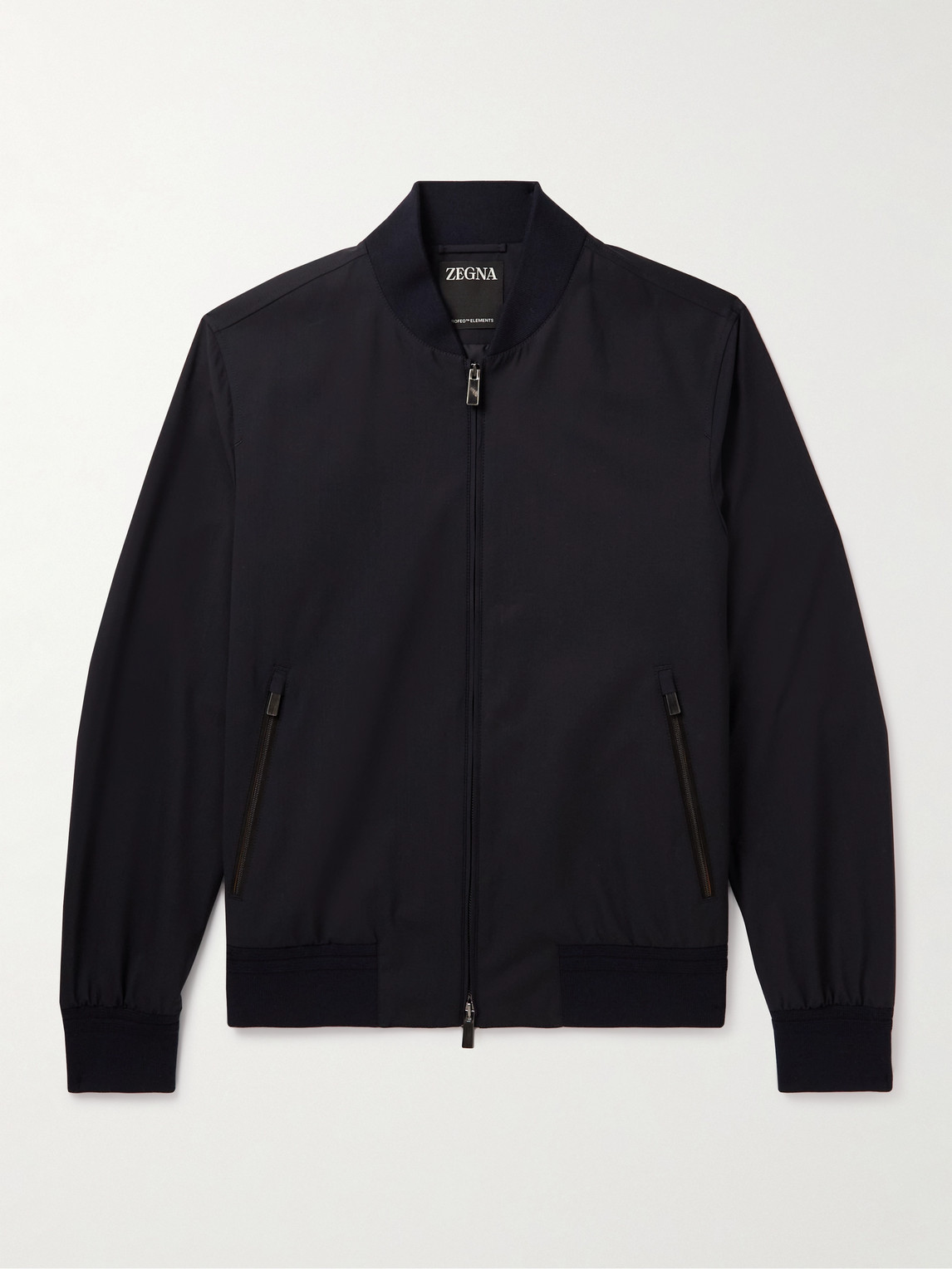 Zegna Wool-Shell Bomber Jacket - Men
