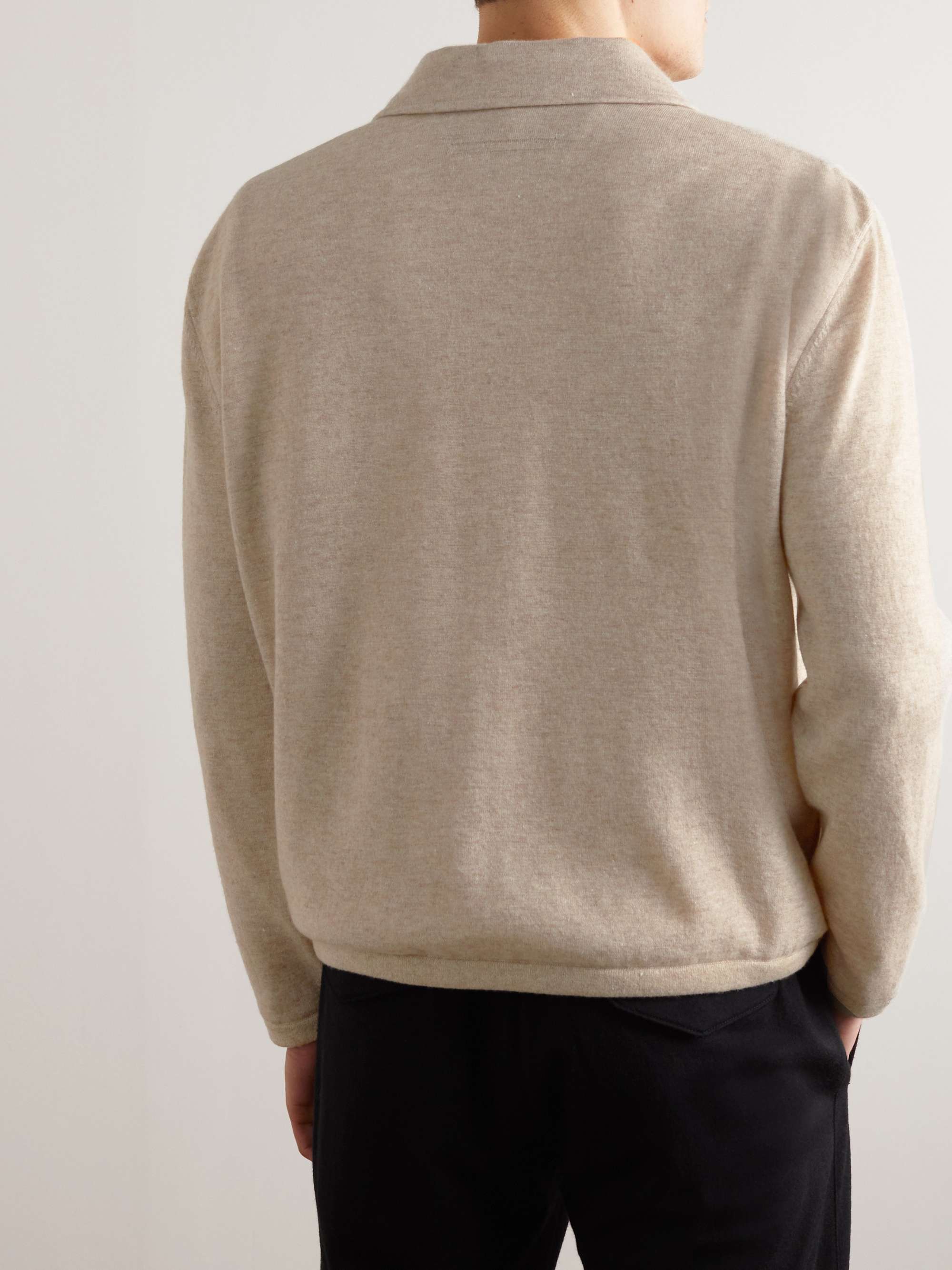 ZEGNA Oasi Cashmere and Linen-Blend Overshirt
