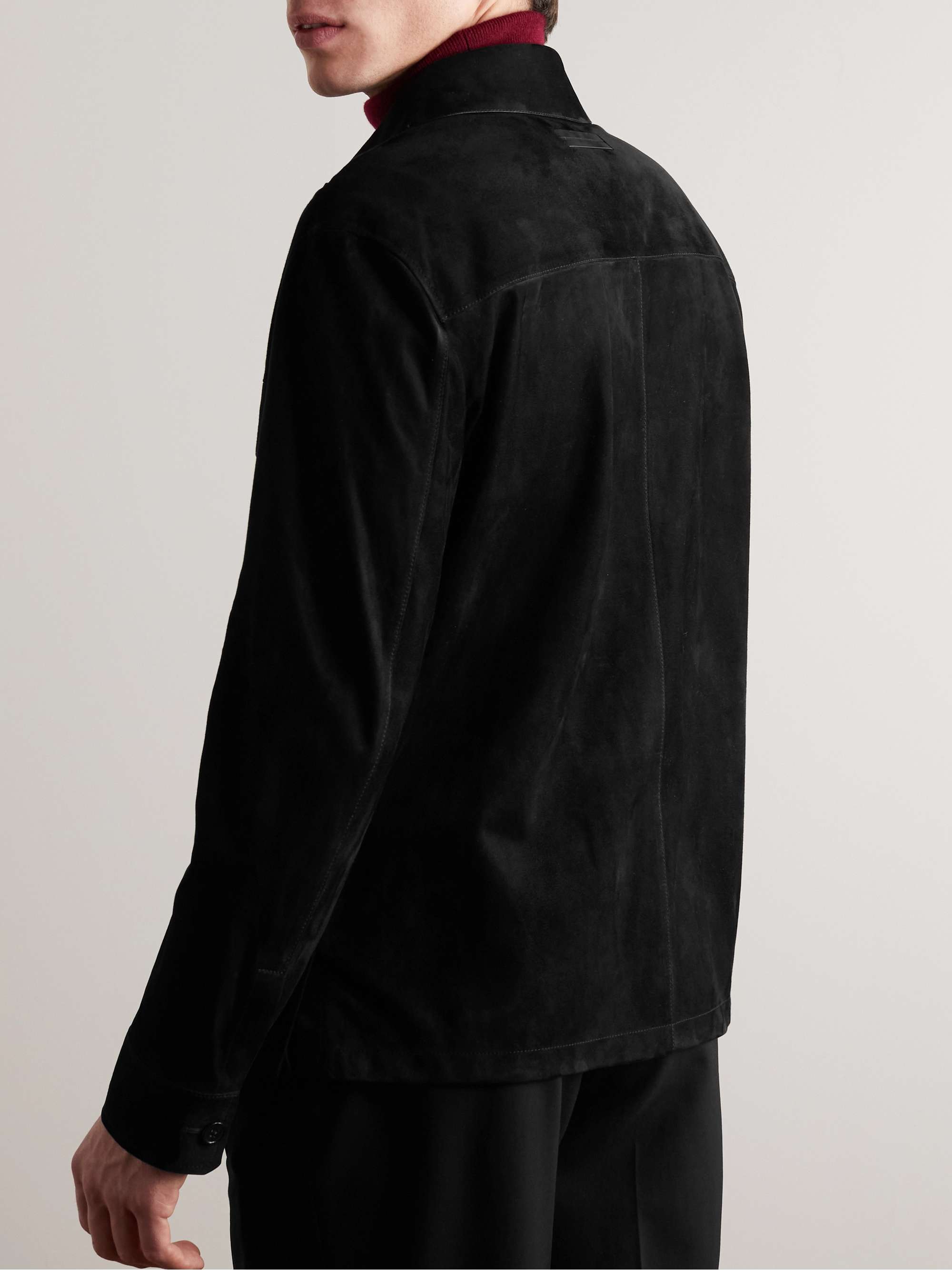 ZEGNA Light Suede Overshirt