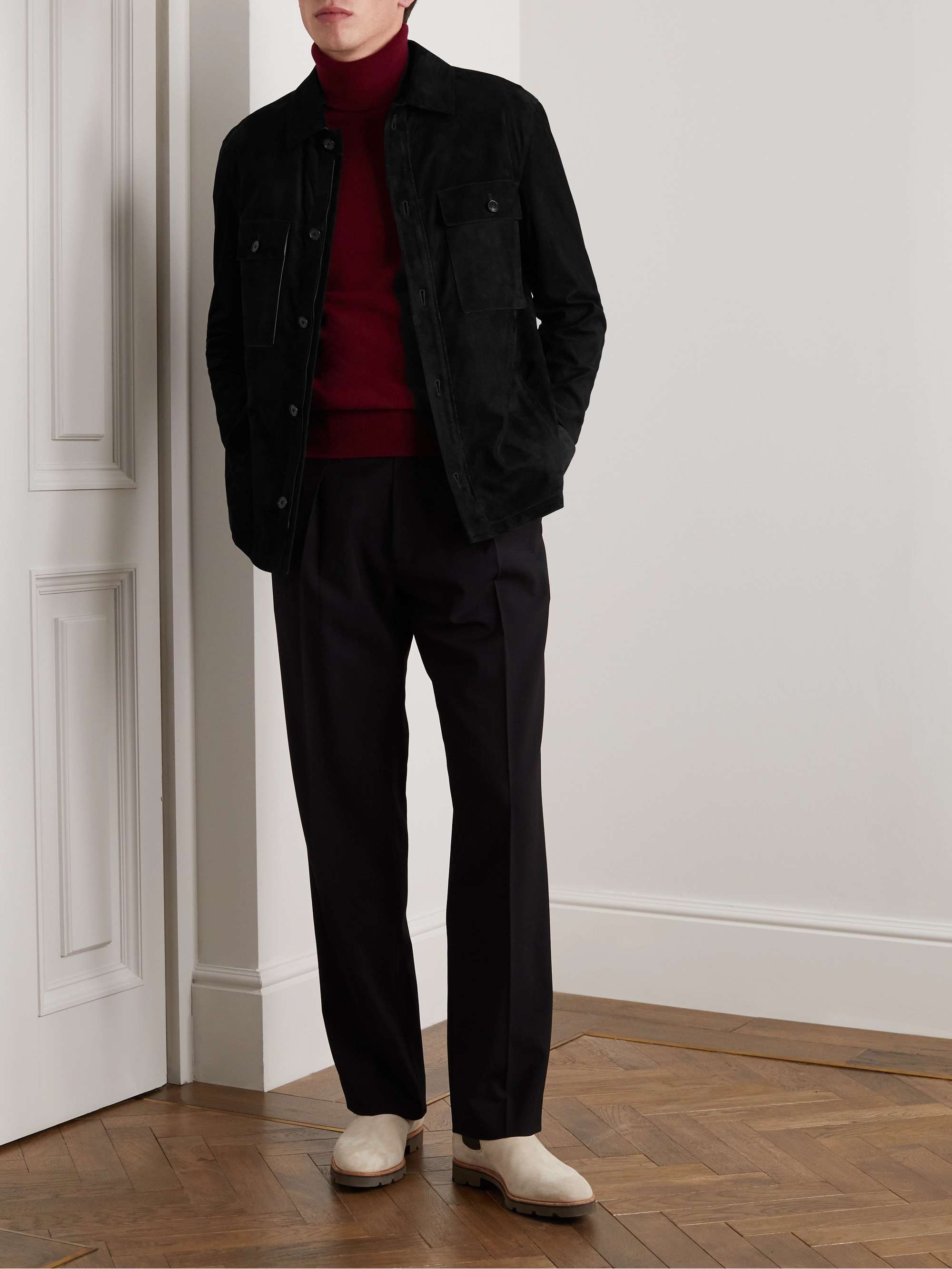 ZEGNA Light Suede Overshirt