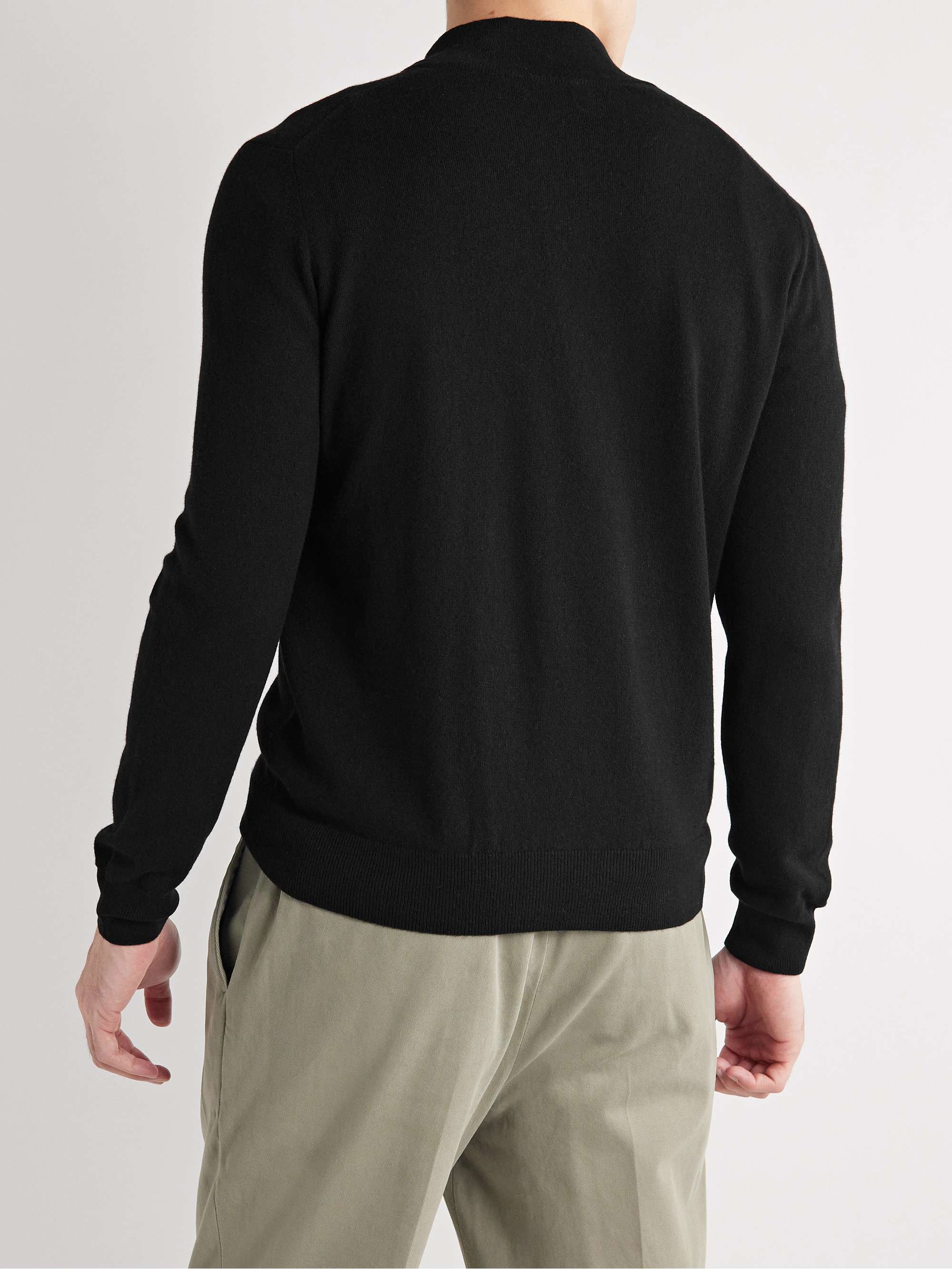 CANALI Slim-Fit Cashmere Half-Zip Sweater