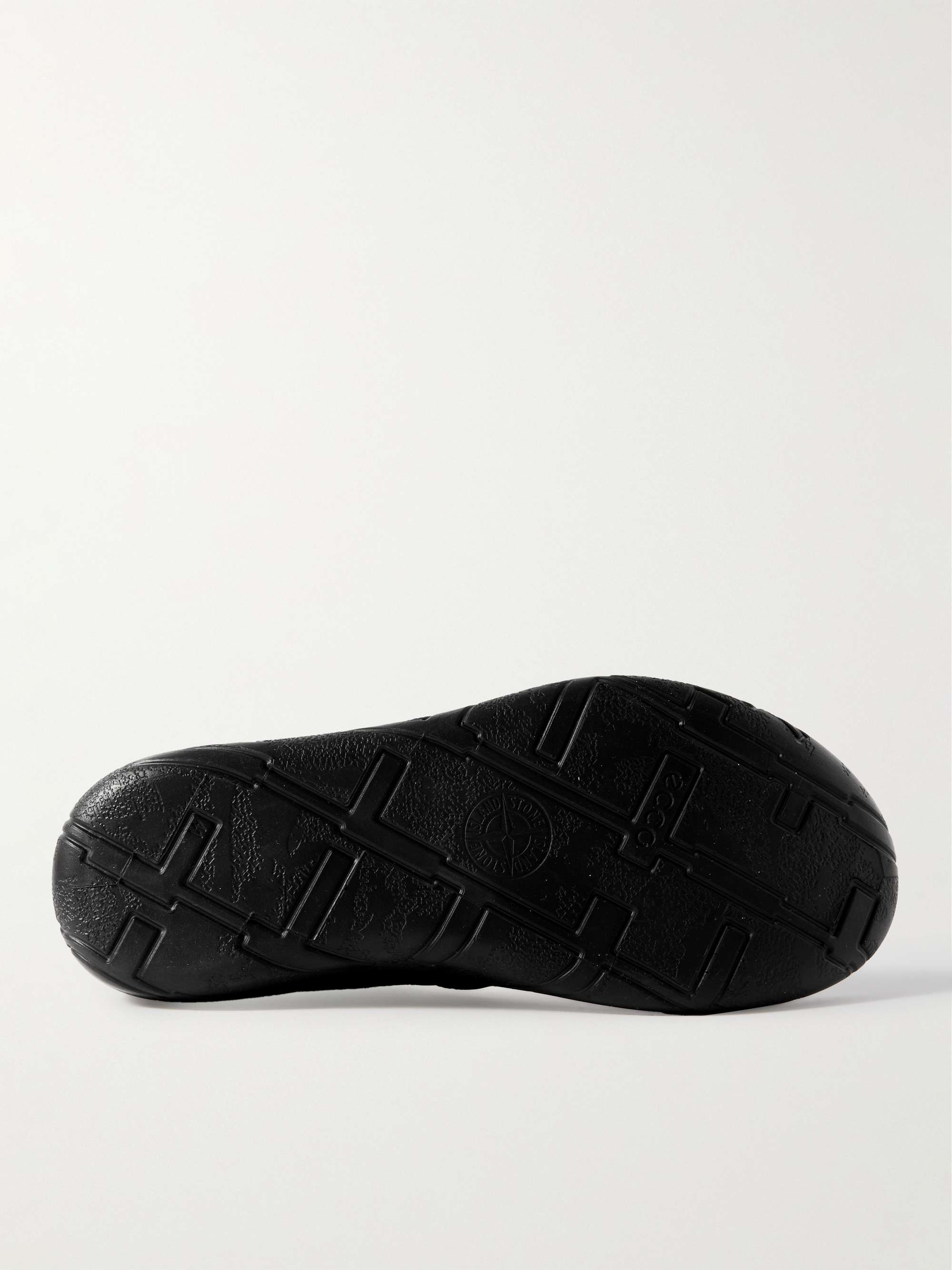 STONE ISLAND SHADOW PROJECT Shadow MOC Suede- and Webbing-Trimmed Mesh Slip-On Sneakers