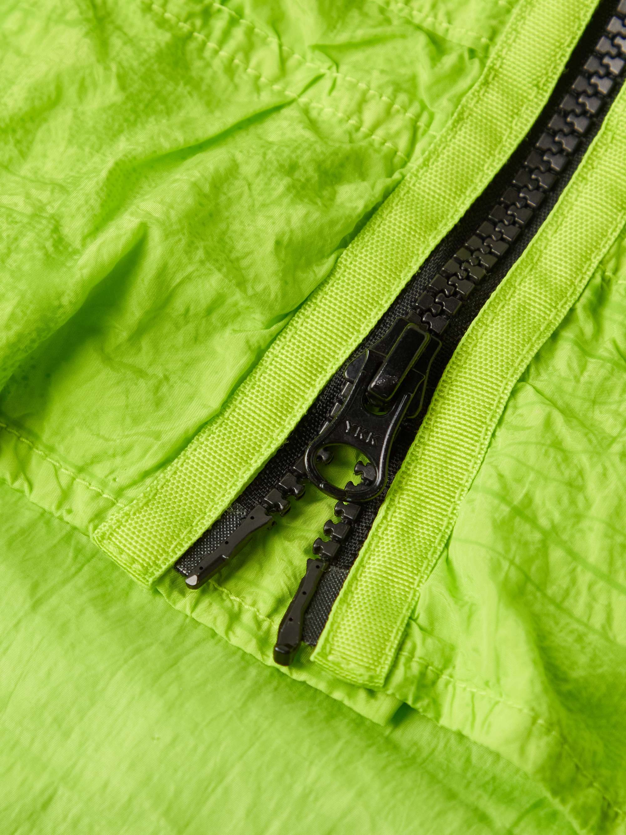 STONE ISLAND SHADOW PROJECT Logo-Appliquéd Crinkled Reps Nylon Hooded Jacket
