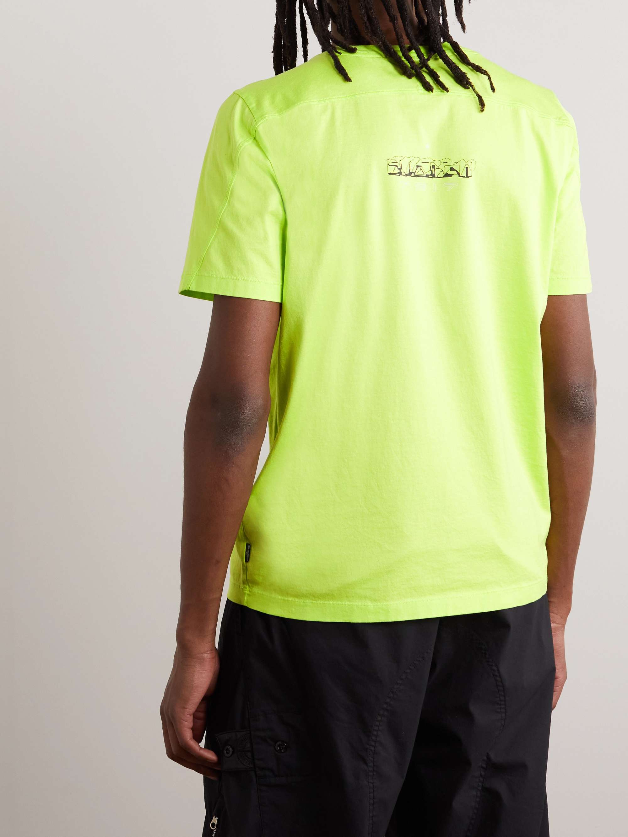 STONE ISLAND SHADOW PROJECT T-Shirt aus Baumwoll-Jersey mit Print in Stückfärbung