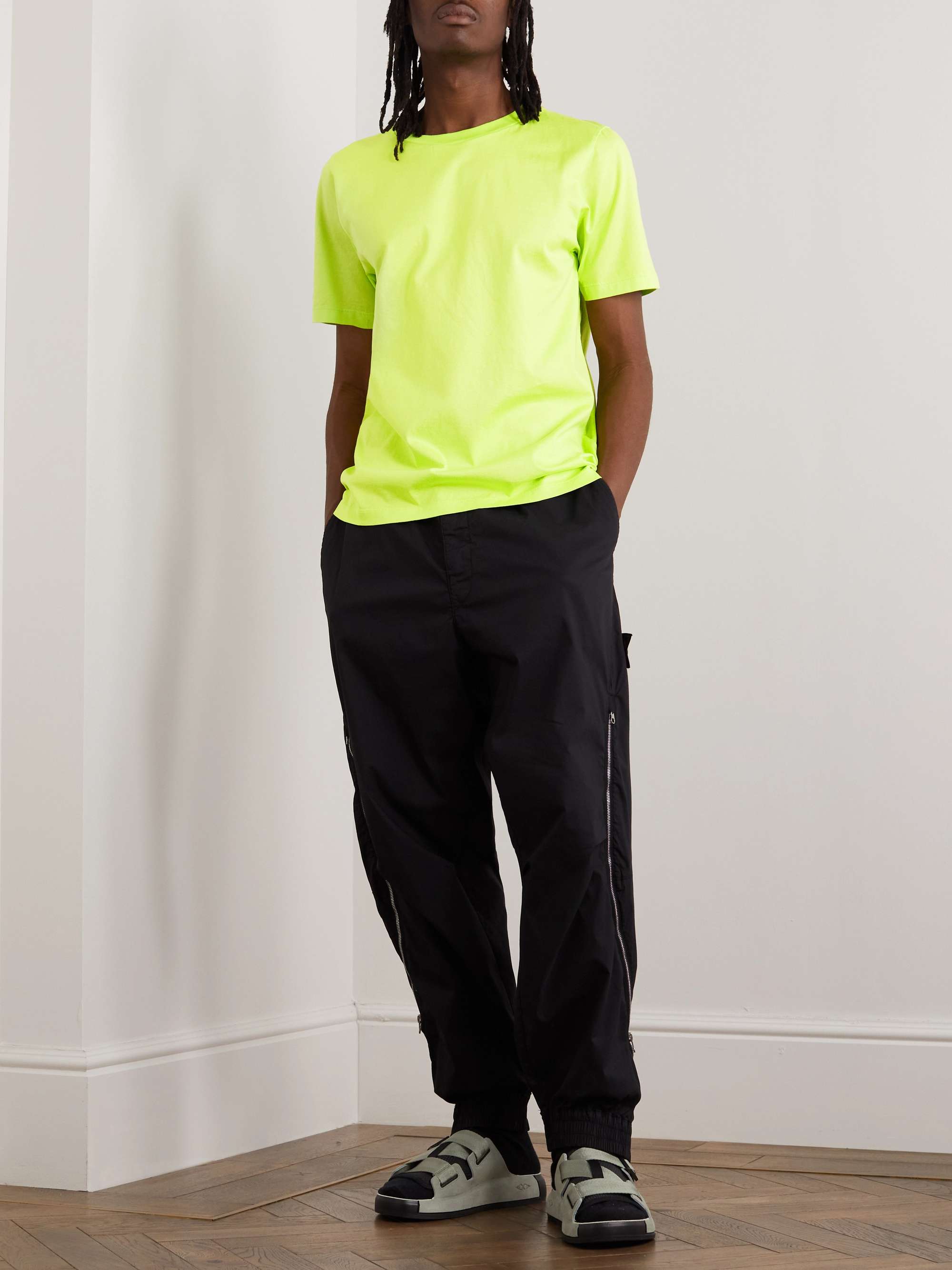 STONE ISLAND SHADOW PROJECT T-Shirt aus Baumwoll-Jersey mit Print in Stückfärbung