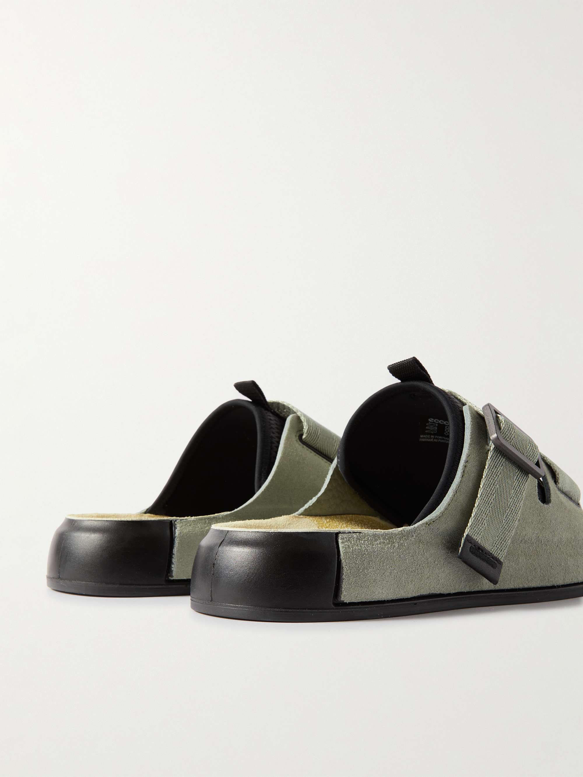 STONE ISLAND SHADOW PROJECT Suede and Mesh Sandals