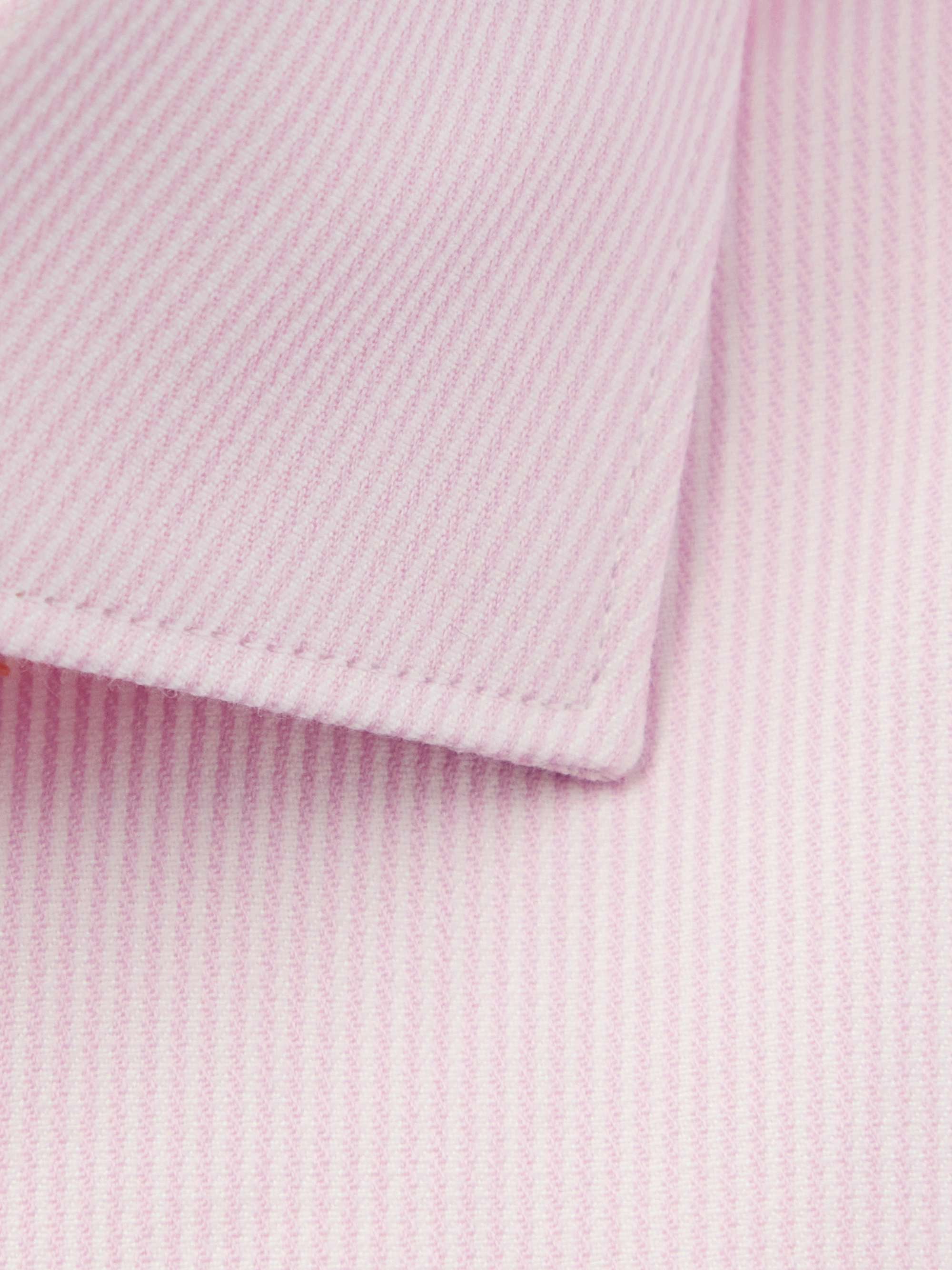 CANALI Impeccable Slim-Fit Striped Stretch-Cotton Shirt