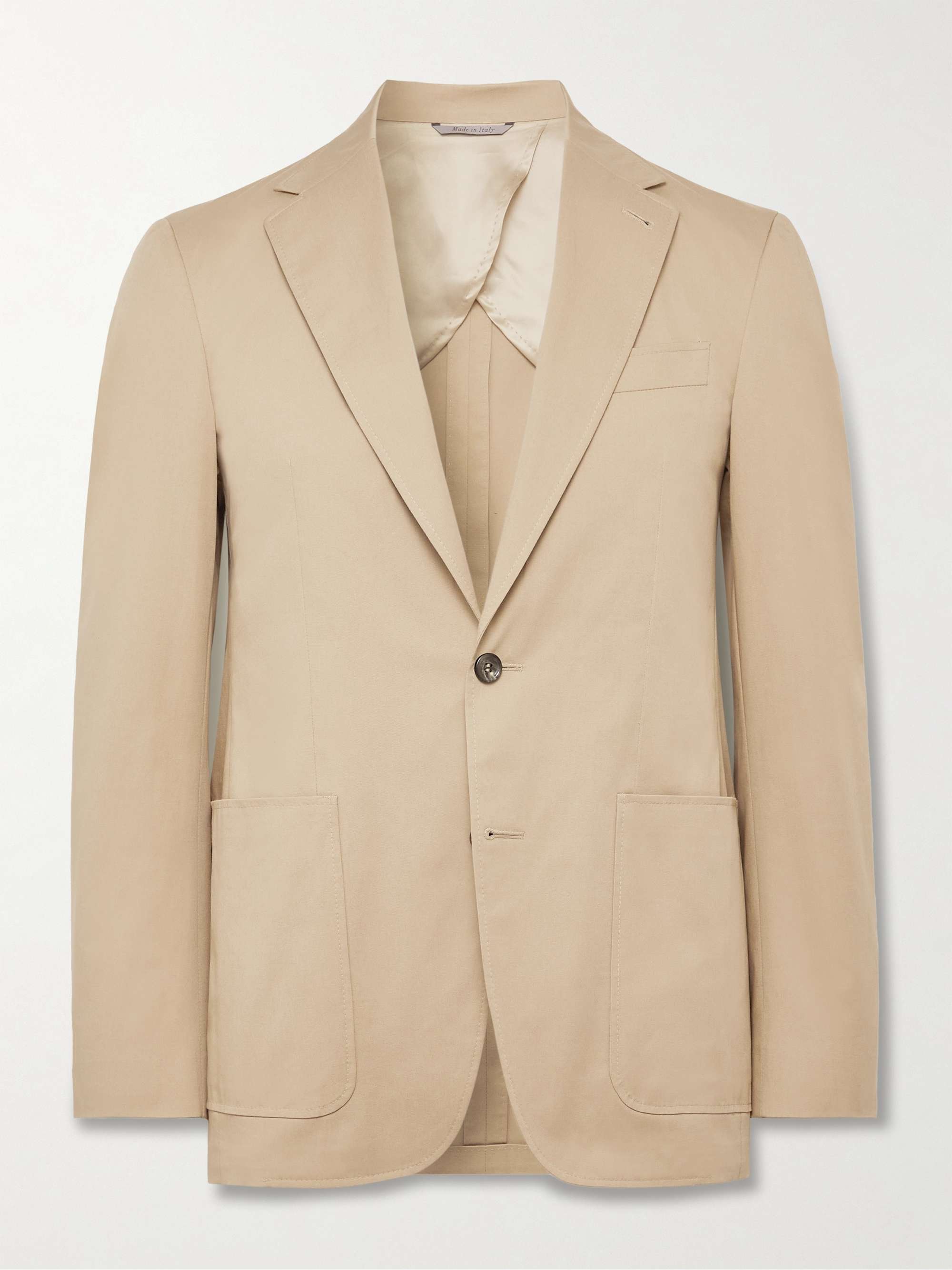 Cotton Blend Suit Jacket