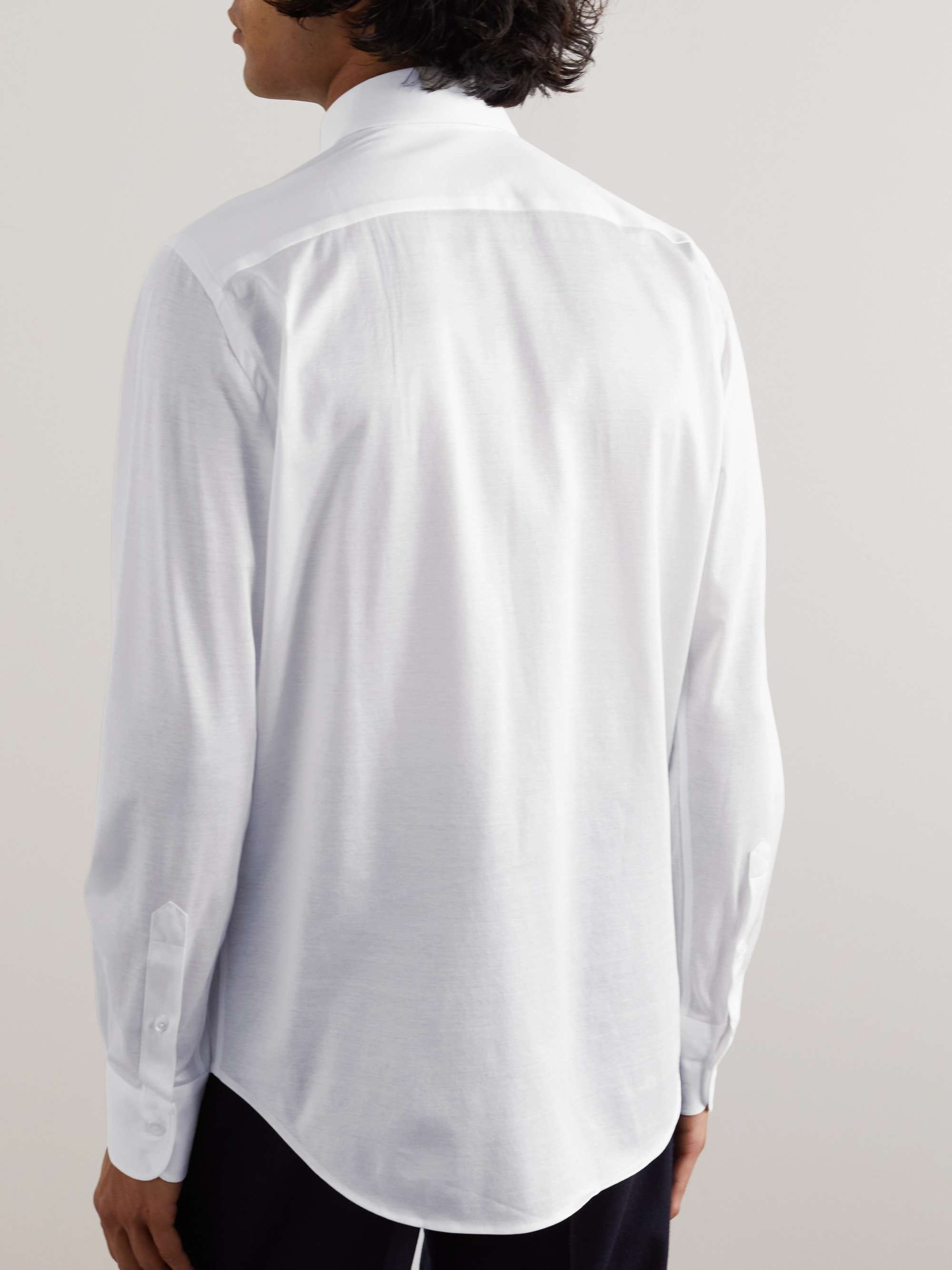 CANALI Cotton-Jersey Shirt