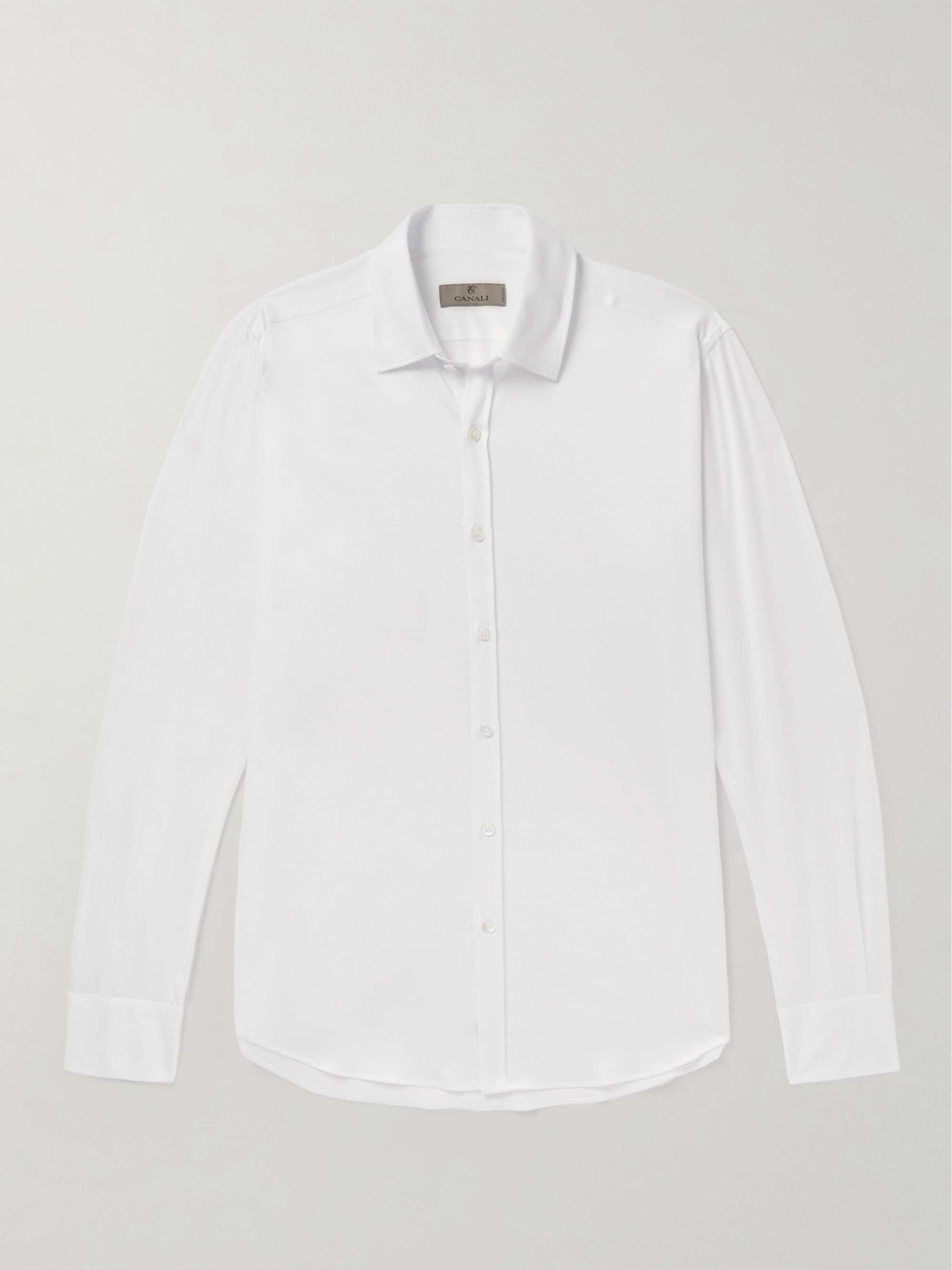 CANALI Cotton-Jersey Shirt for Men | MR PORTER