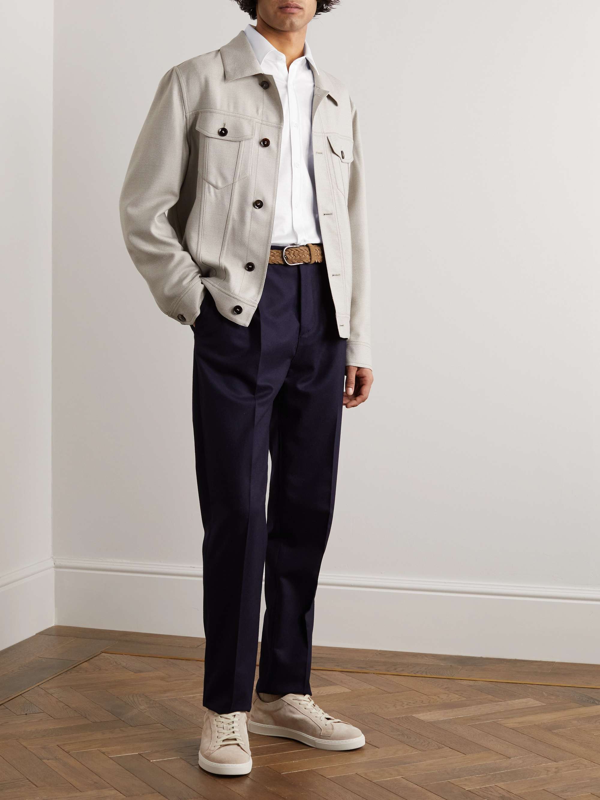 CANALI Cotton-Jersey Shirt