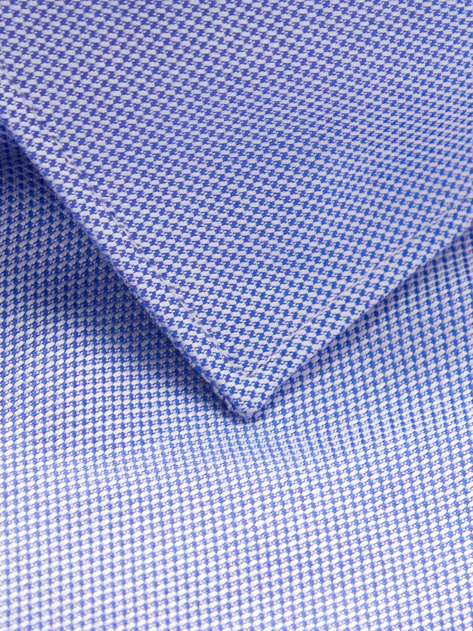 CANALI Slim-Fit Textured-Cotton Shirt