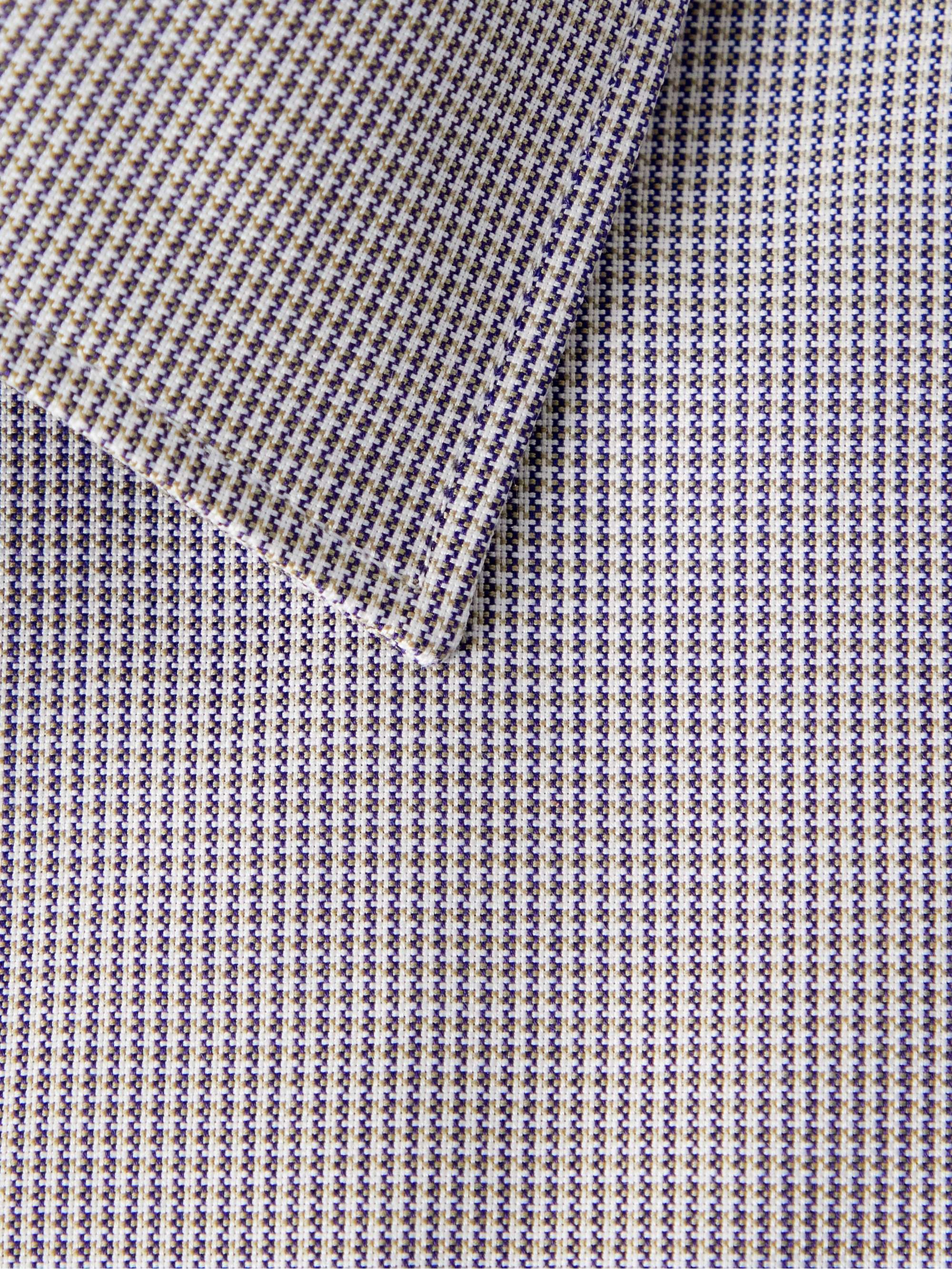 CANALI Slim-Fit Puppytooth Impeccabile Cotton Shirt