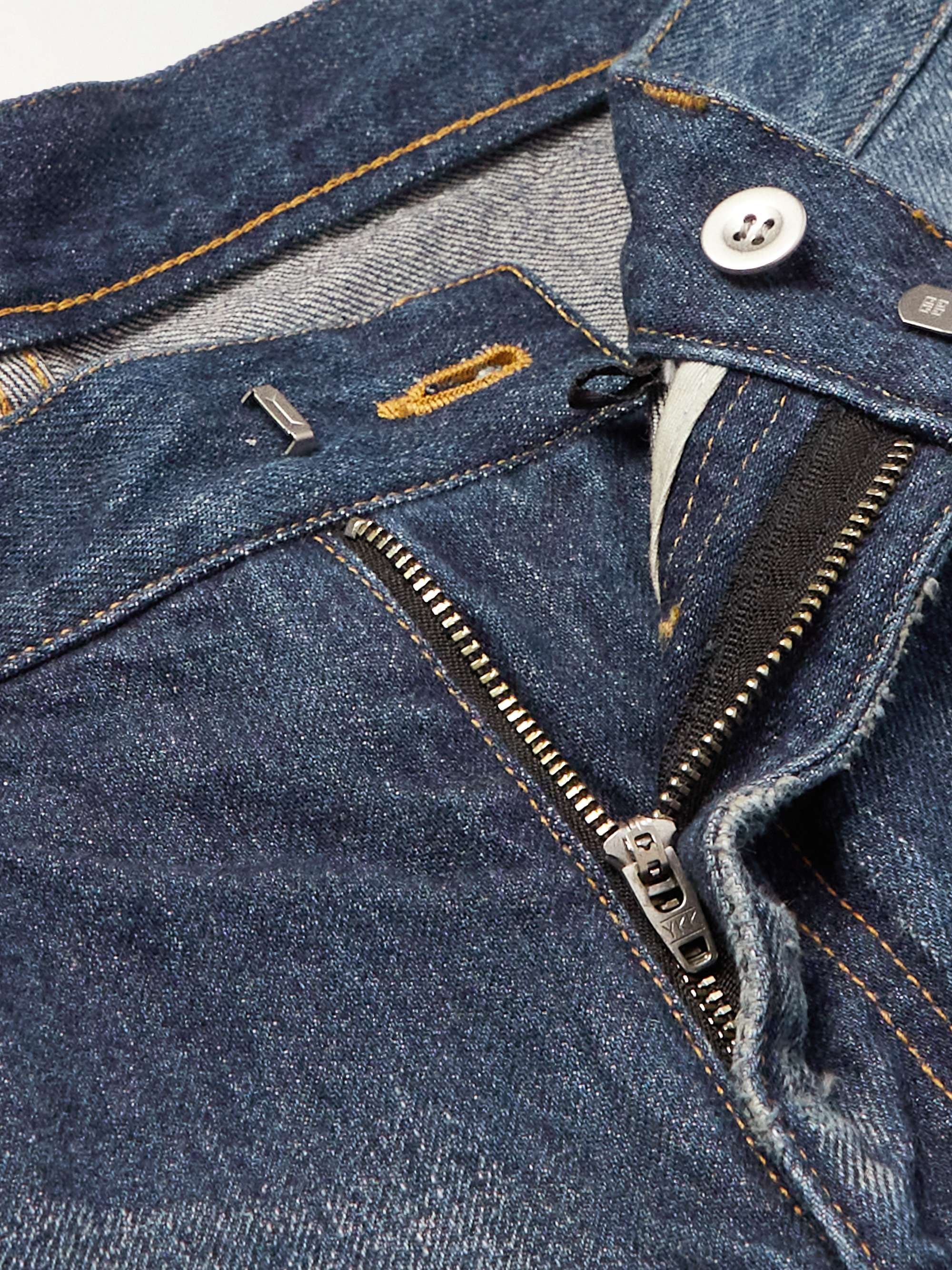 GIVENCHY Straight-Leg Distressed Jeans