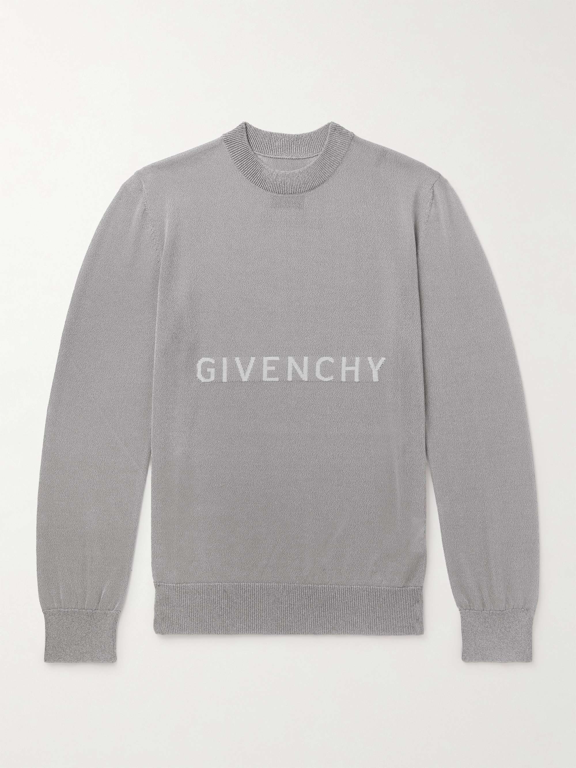 Givenchy Logo-Intarsia Knitted Sweater