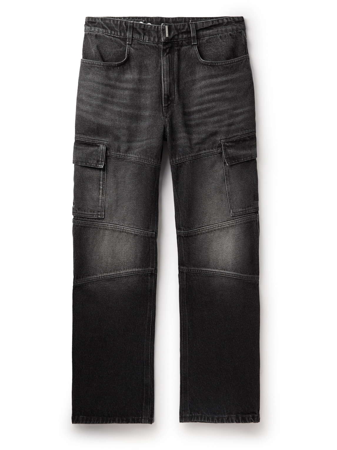 Givenchy Black Paneled Cargo Pants