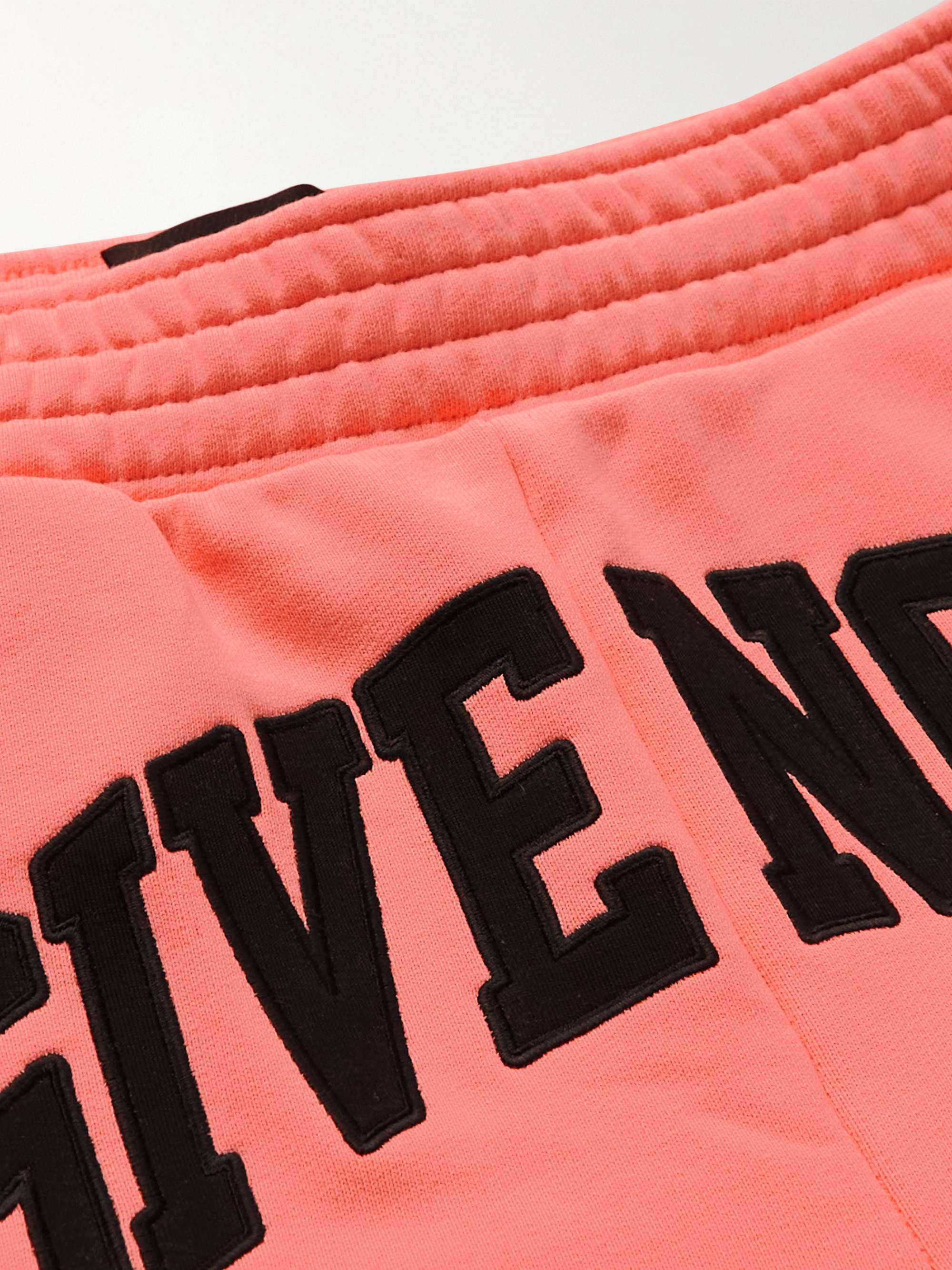 GIVENCHY Tapered Logo-Embroidered Cotton-Jersey Sweatpants