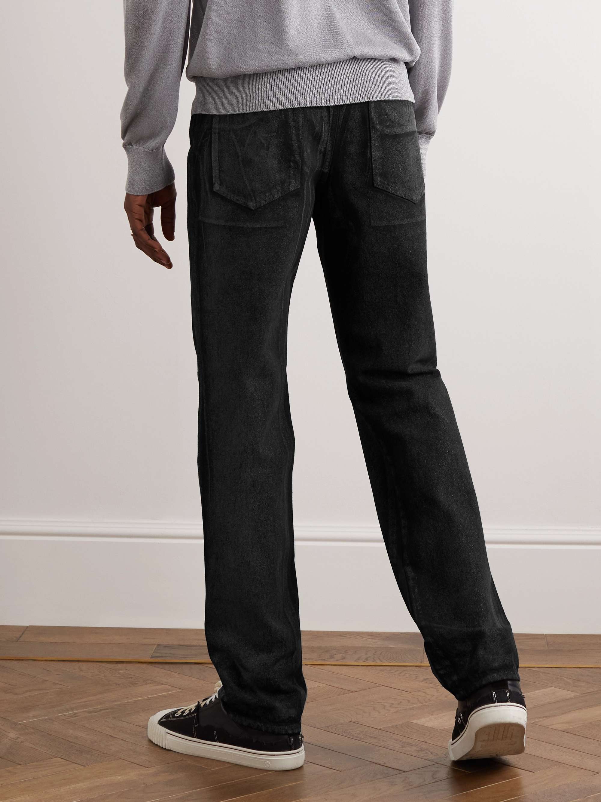 GIVENCHY Straight-Leg Printed Jeans