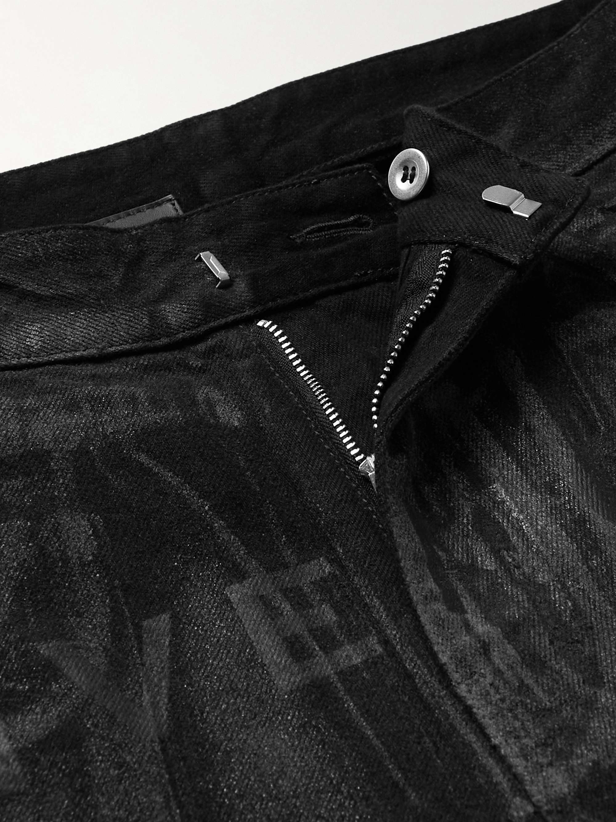 GIVENCHY Straight-Leg Printed Jeans