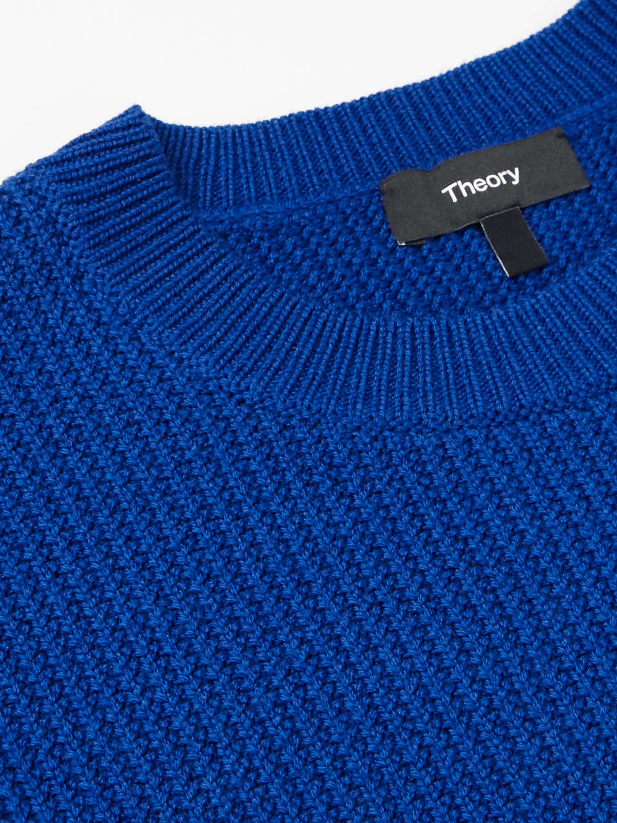 THEORY Ribbed Merino Wool Sweater for Men | MR PORTER