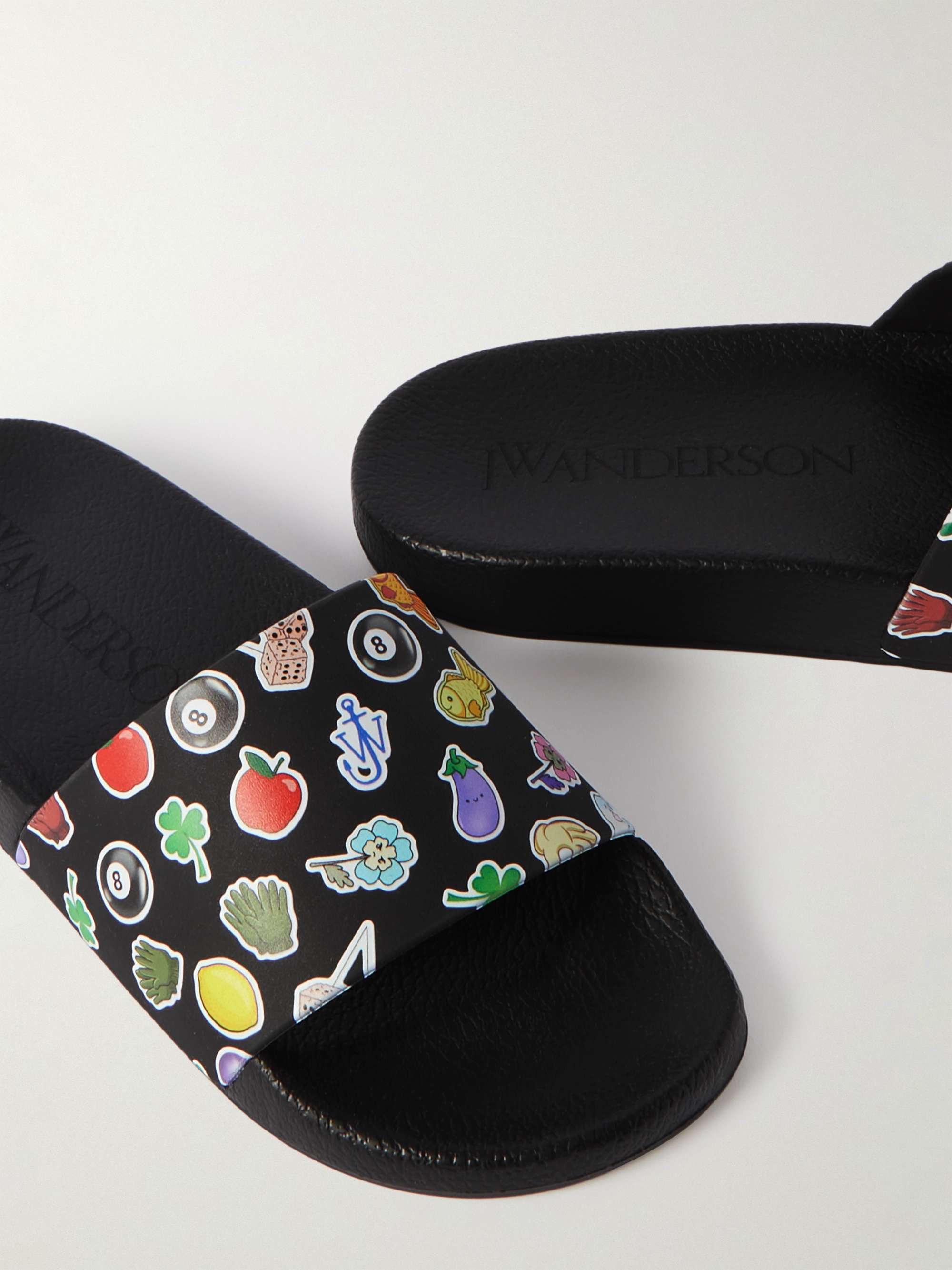 JW ANDERSON Printed Rubber Slides