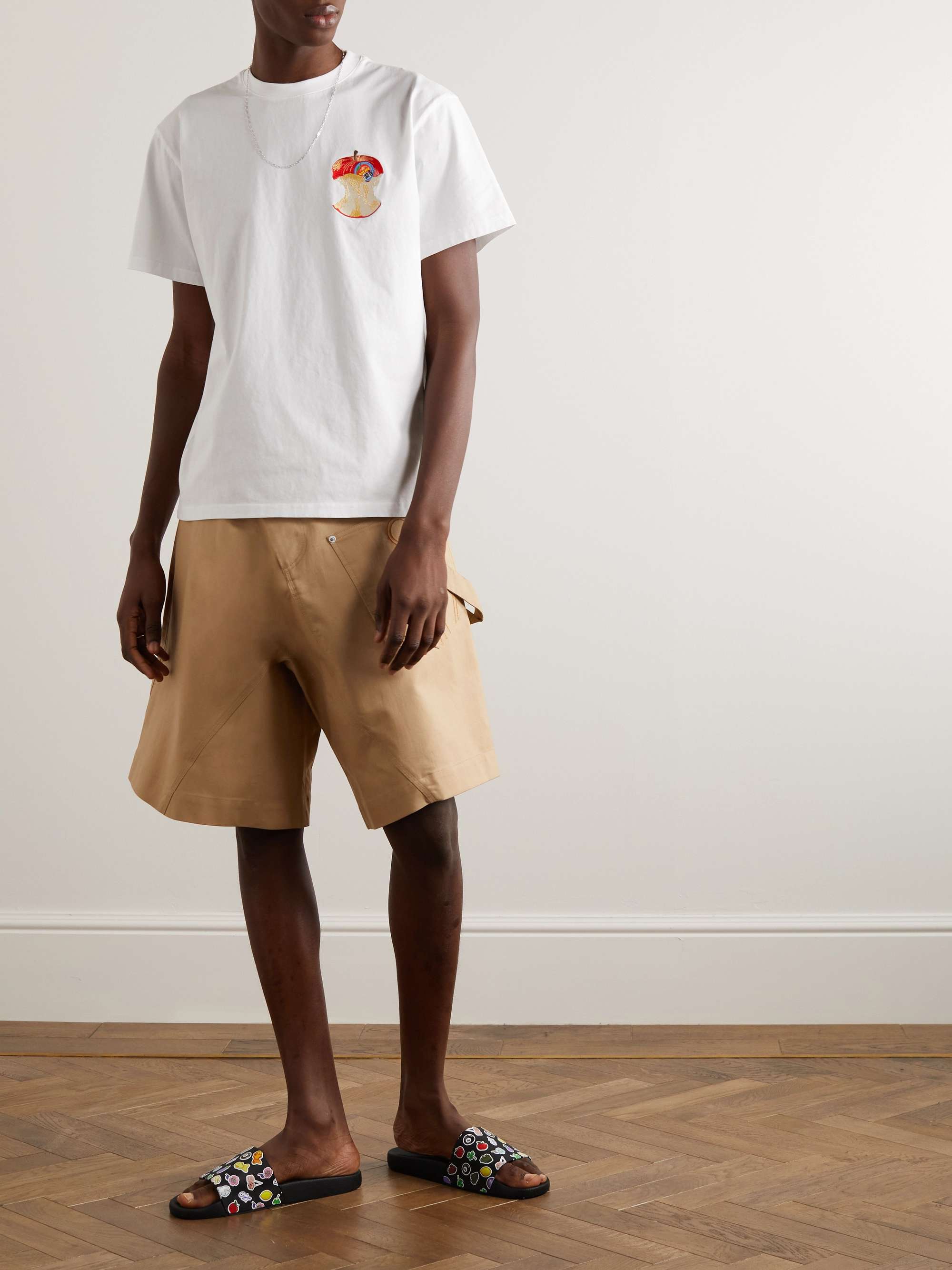 JW ANDERSON Printed Rubber Slides