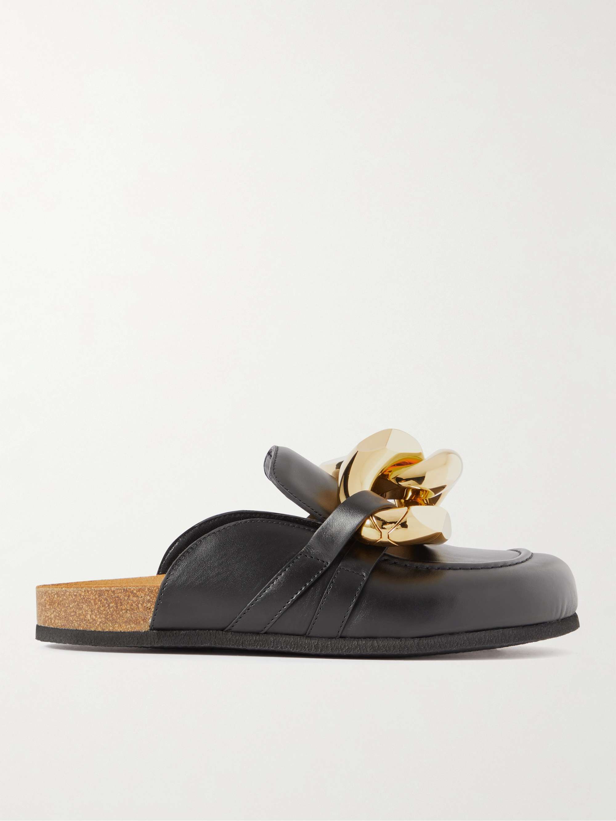 JW ANDERSON レザーバックレスローファー-