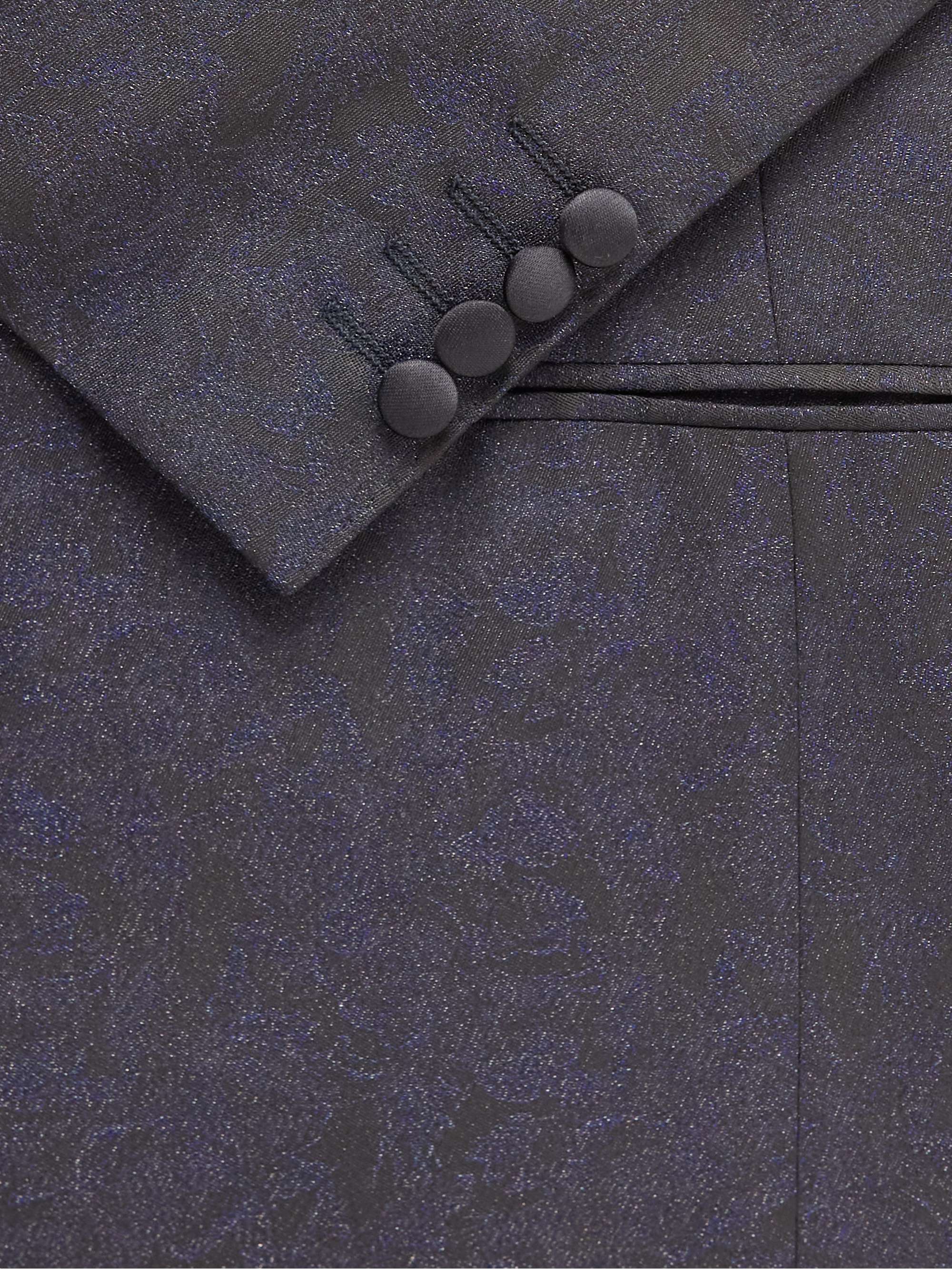 CANALI Slim-Fit Metallic Jacquard Tuxedo Jacket