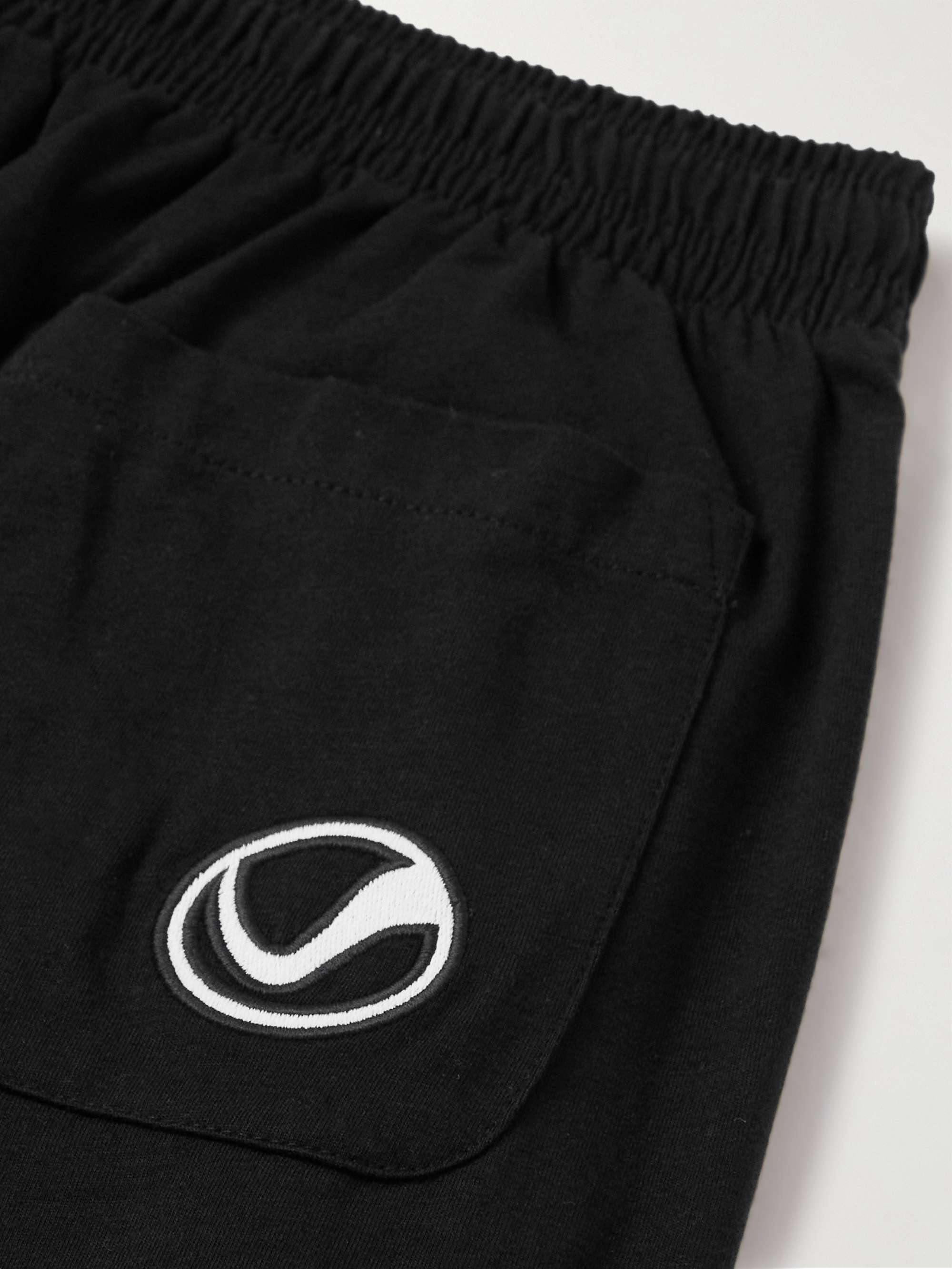 VETEMENTS Wide-Leg Cotton-Jersey Sweatpants