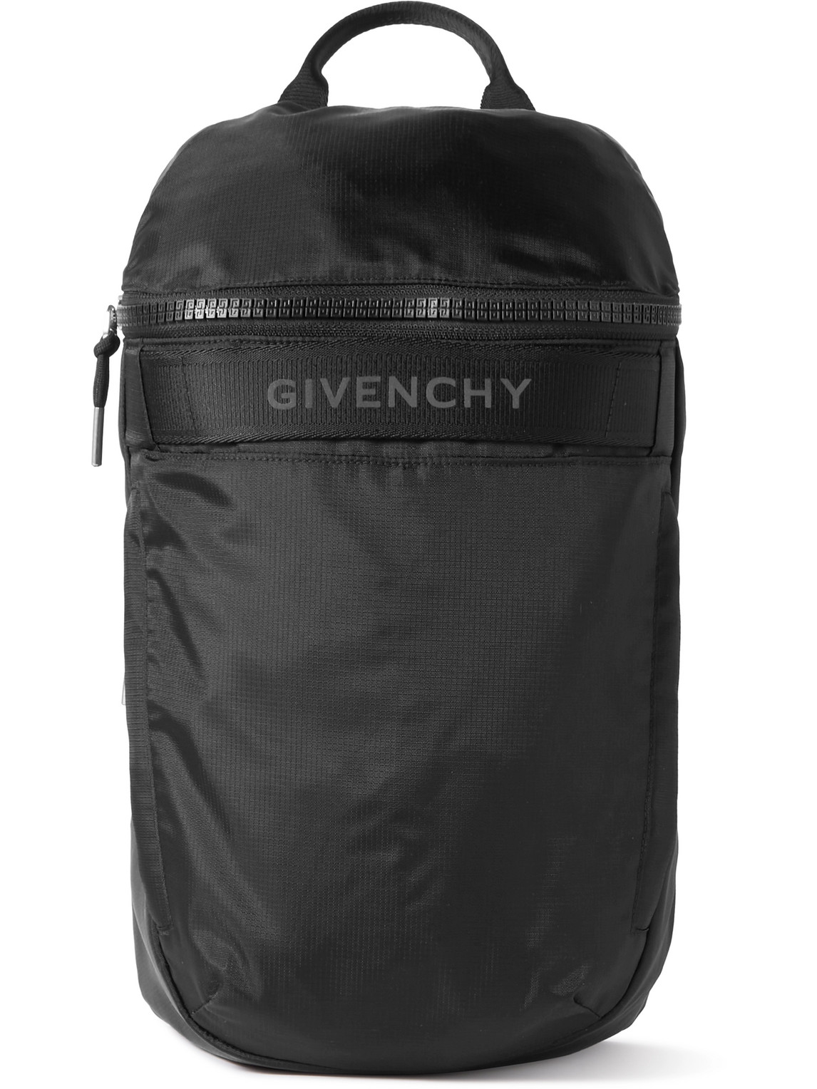 Givenchy G-trek Logo-print Shell Backpack In Black