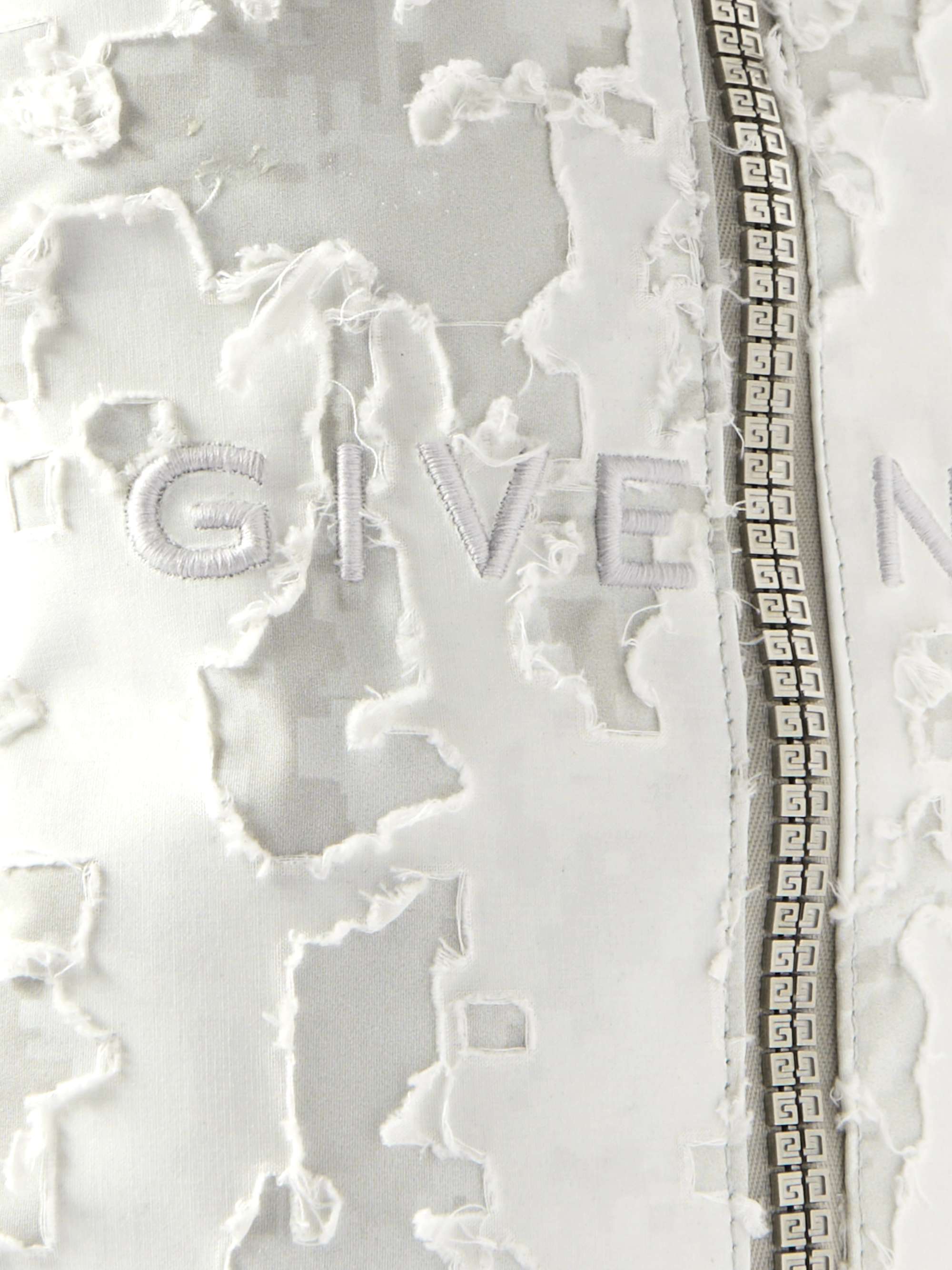 GIVENCHY G-Zip Distressed Shell Backpack