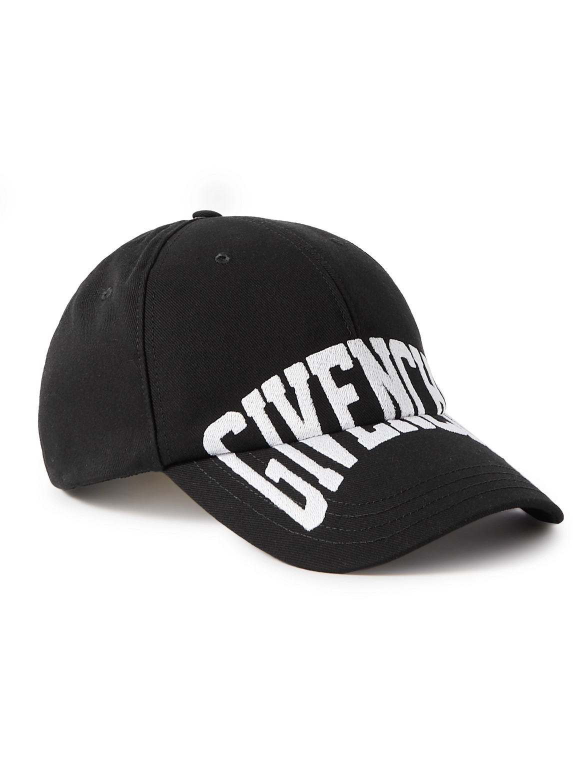 GIVENCHY LOGO-EMBROIDERED COTTON-TWILL BASEBALL CAP