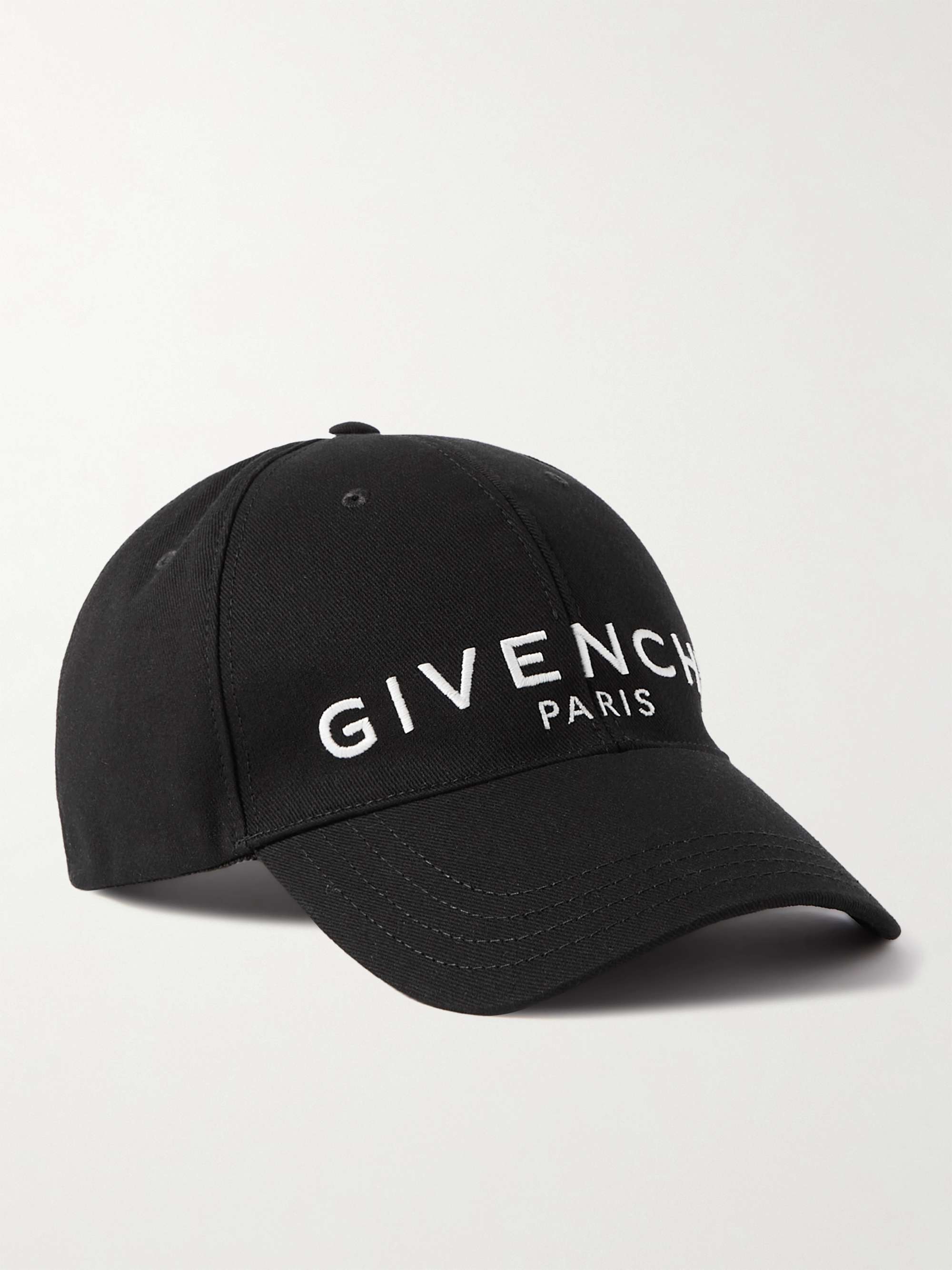 GIVENCHY Logo-Embroidered Cotton-Blend Twill Baseball Cap for Men | MR ...