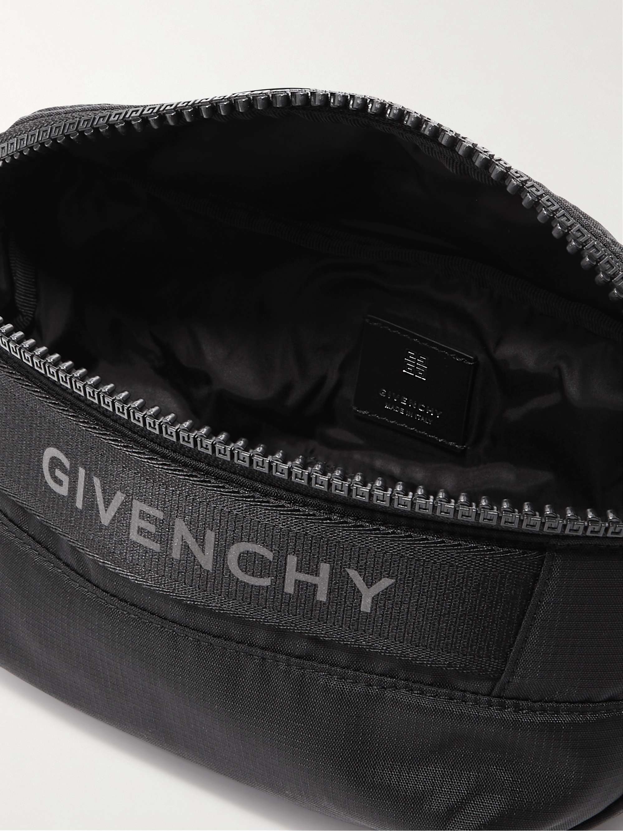 GIVENCHY G-Trek Logo-Print Ripstop Belt Bag
