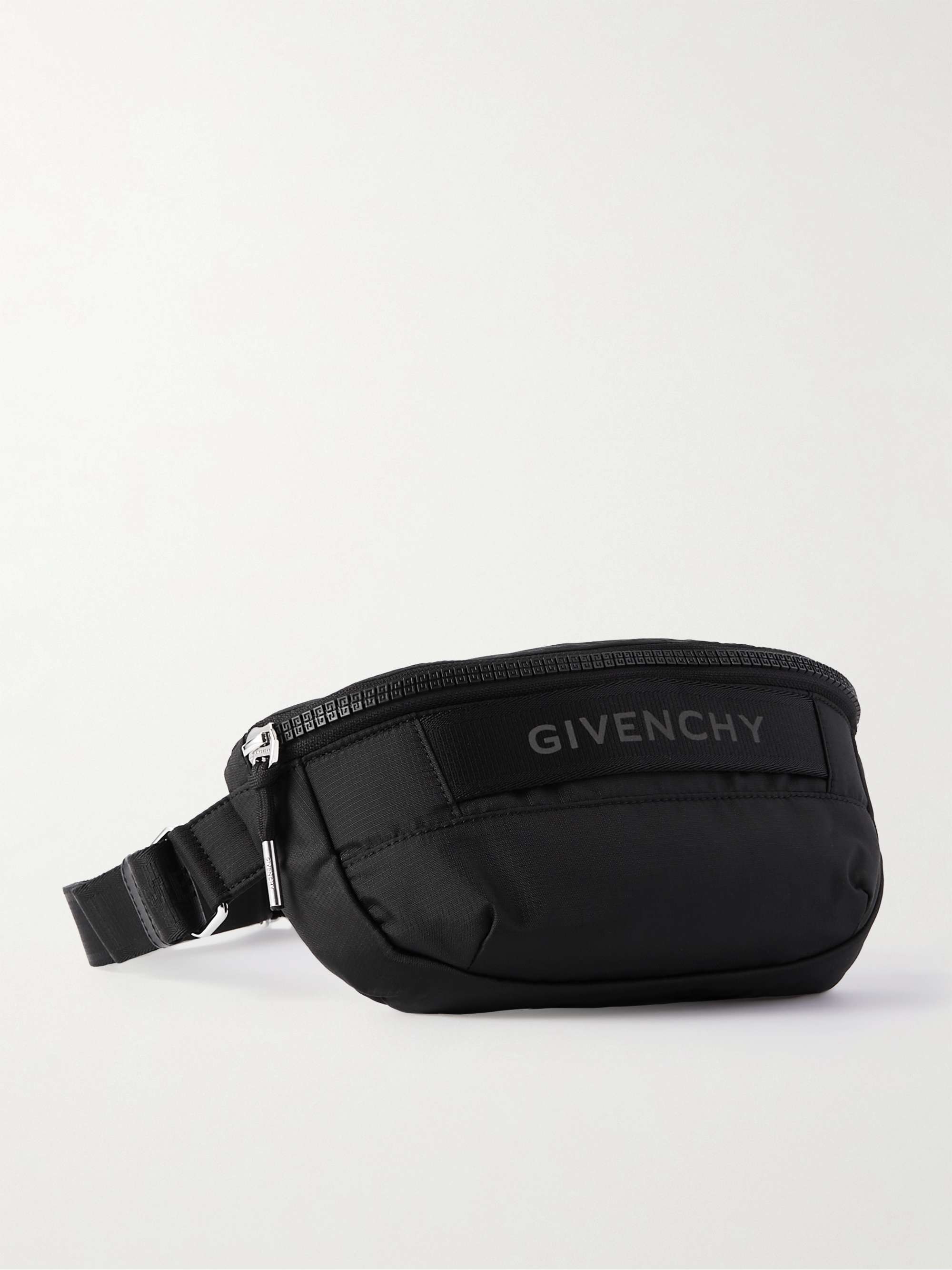 GIVENCHY G-Trek Logo-Print Ripstop Belt Bag