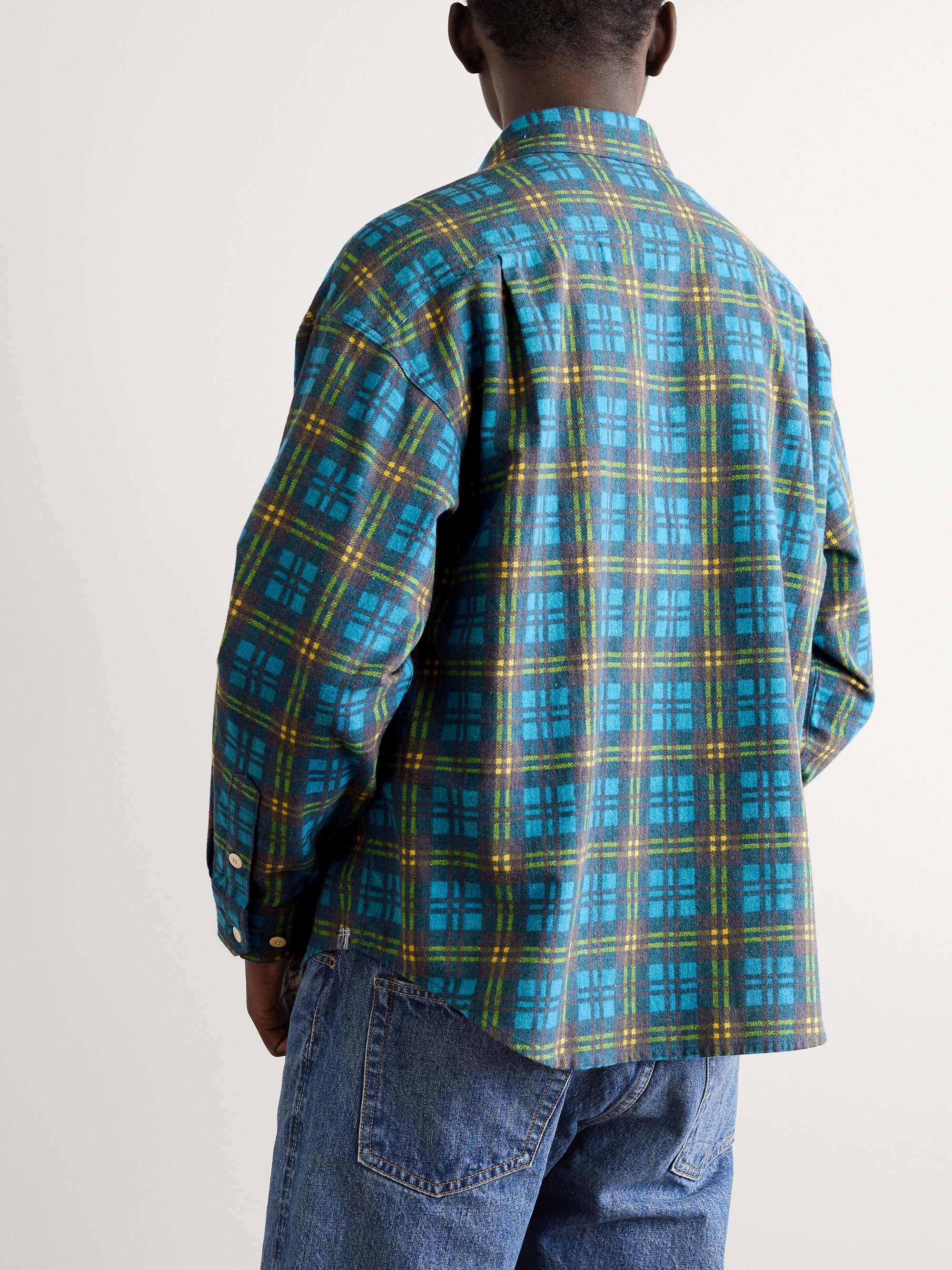 VISVIM Pioneer Checked Cotton-Flannel Shirt