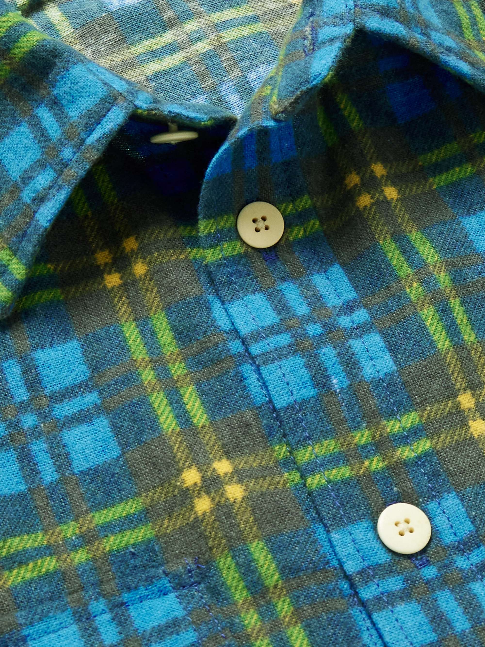 VISVIM Pioneer Checked Cotton-Flannel Shirt