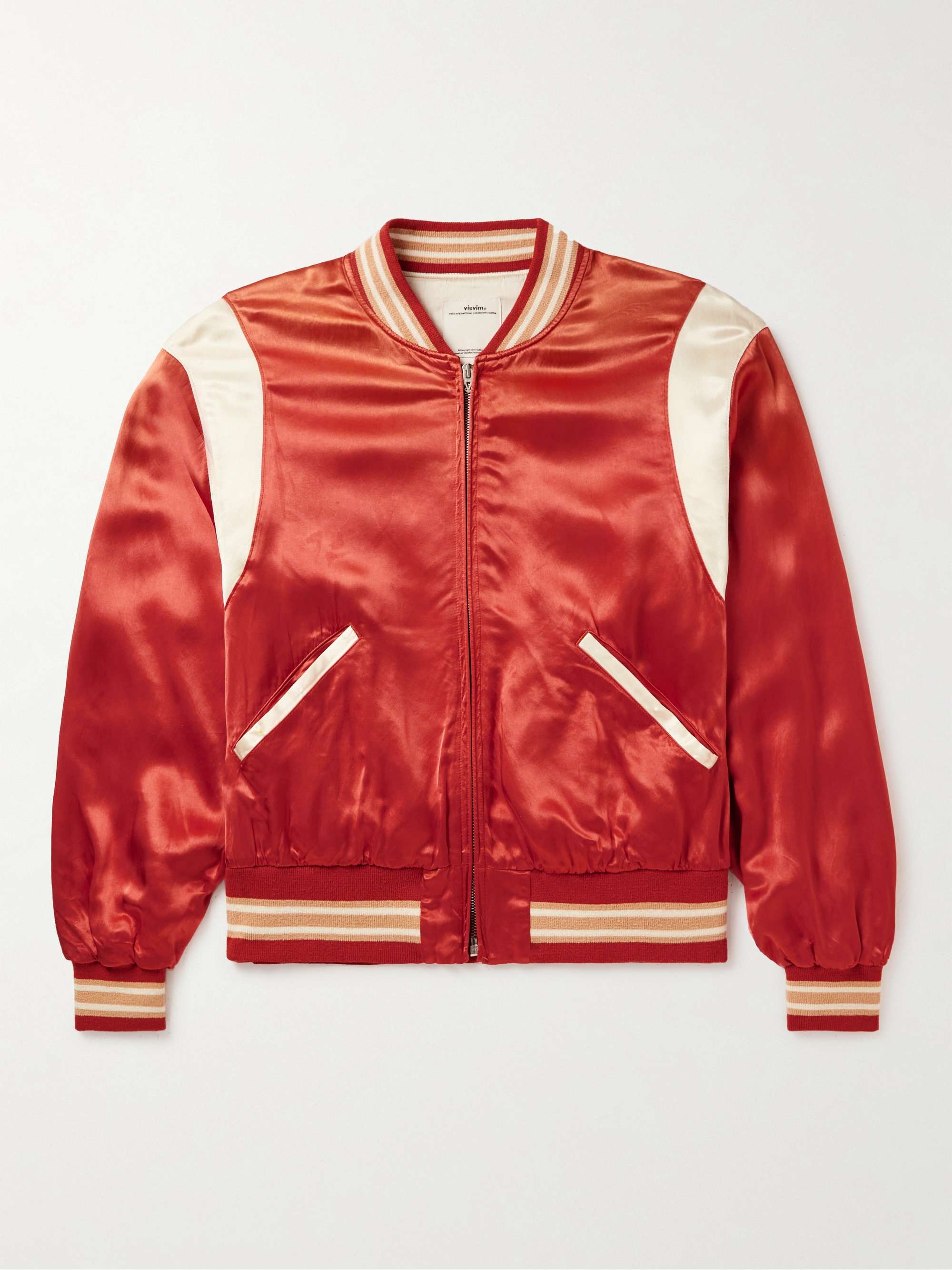 VISVIM Douglas Satin Bomber Jacket for Men | MR PORTER