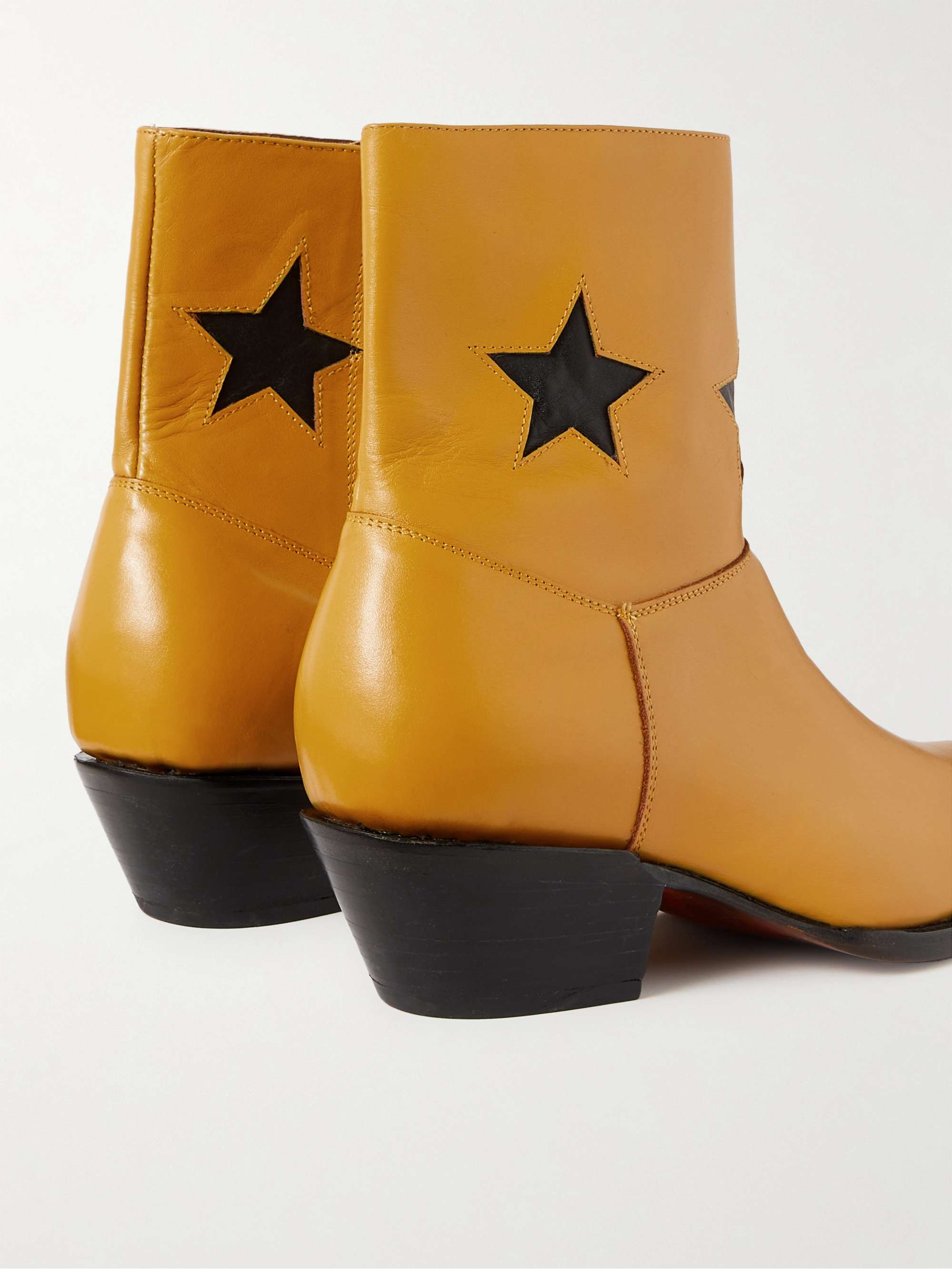 ENFANTS RICHES DÉPRIMÉS Thunderhead Appliquéd Leather Western Boots