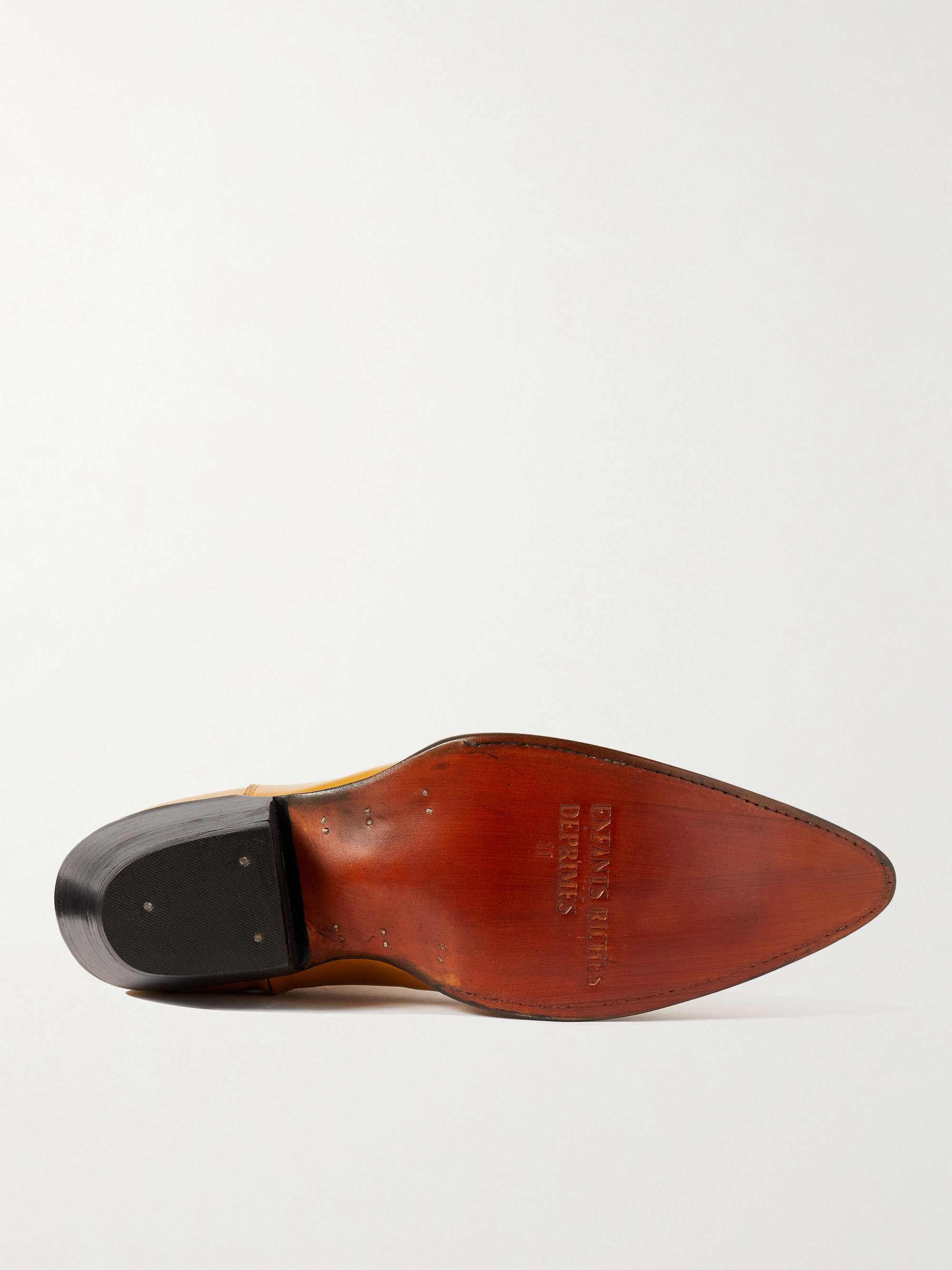 ENFANTS RICHES DÉPRIMÉS Thunderhead Appliquéd Leather Western Boots