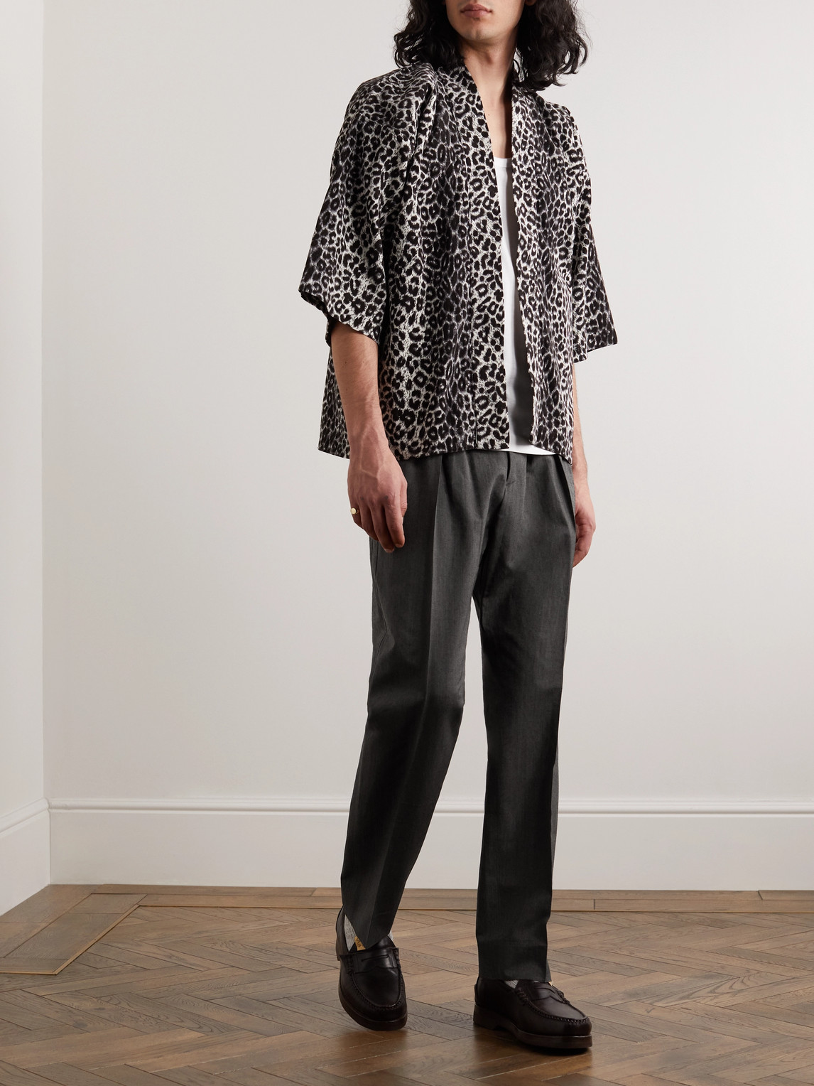 Visvim Brown Mccloud Trousers In Gray | ModeSens