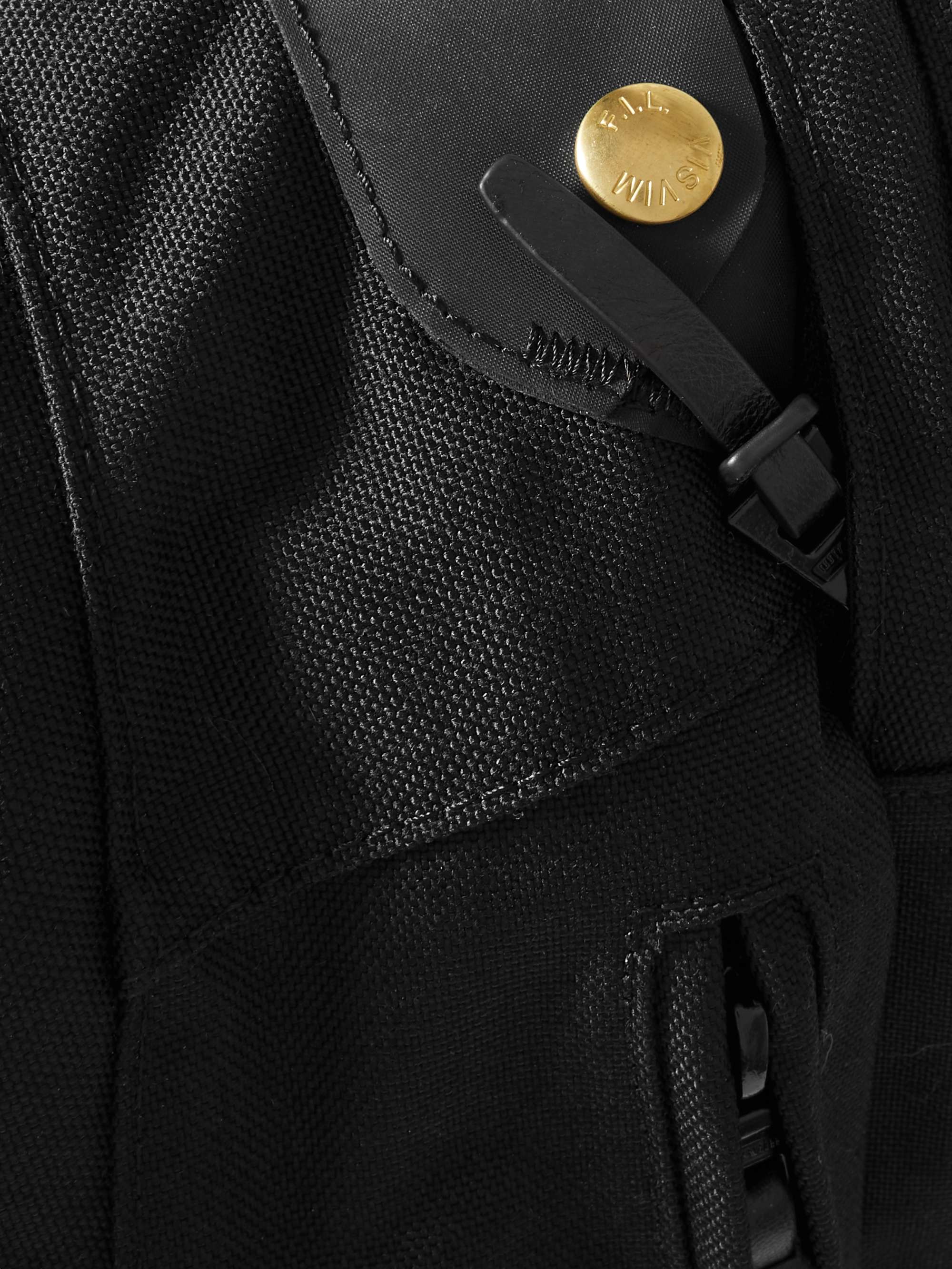VISVIM Faux Leather-Trimmed CORDURA® Backpack