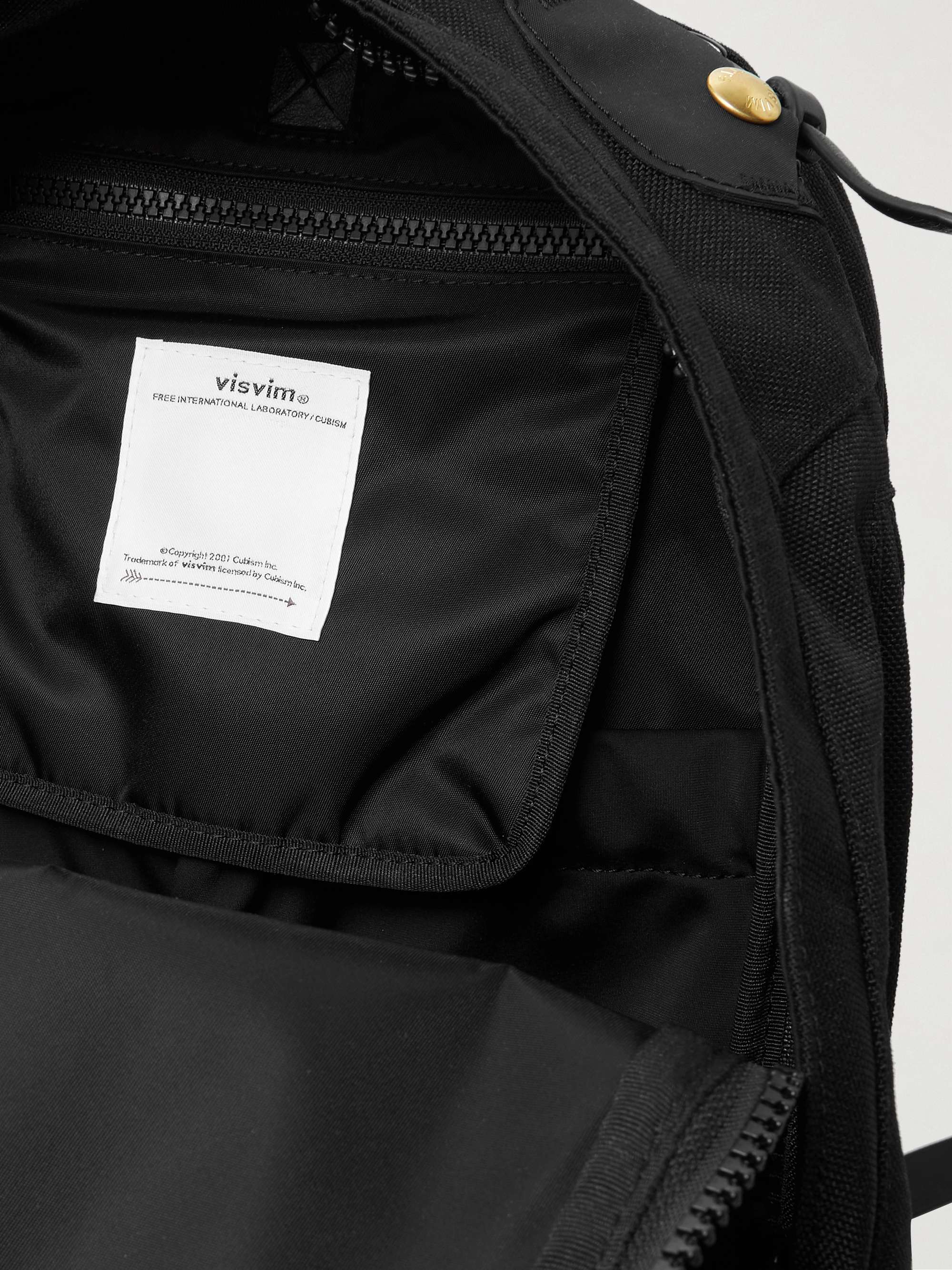 VISVIM Faux Leather-Trimmed CORDURA® Backpack for Men | MR PORTER