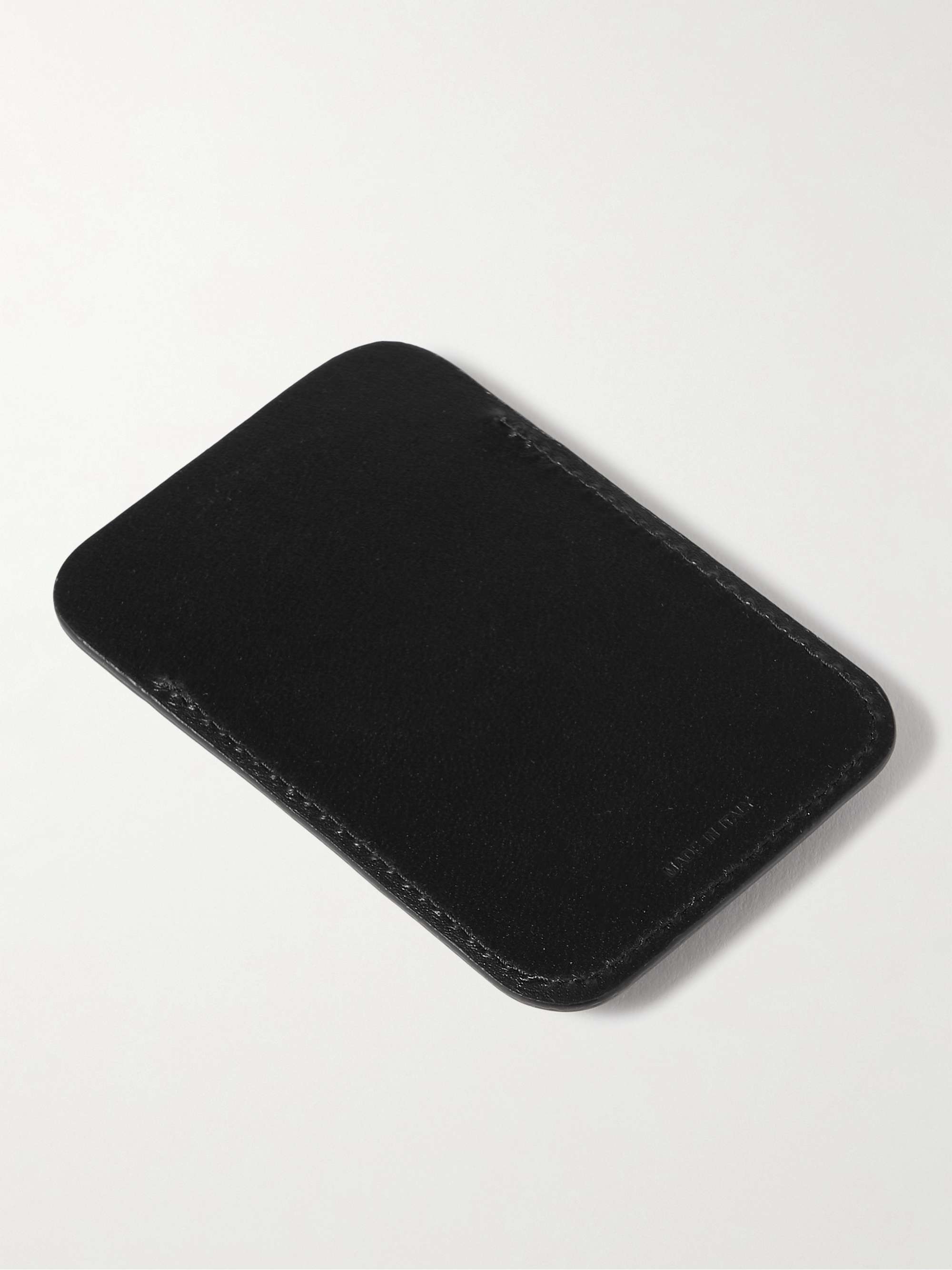 GIVENCHY Magnetic Logo-Debossed Leather Cardholder