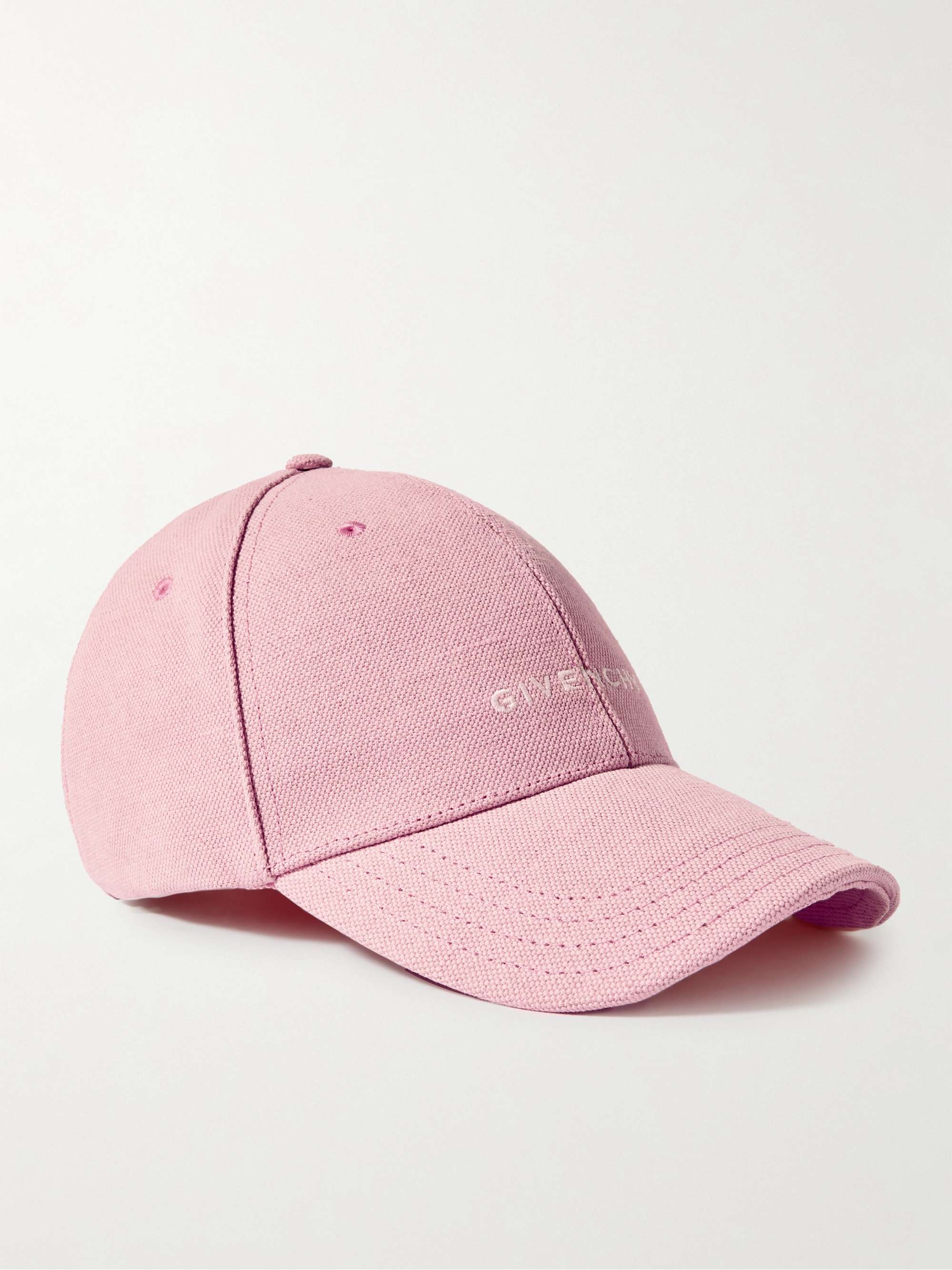 Pink Logo-Embroidered Cotton-Blend Baseball Cap | GIVENCHY | MR PORTER