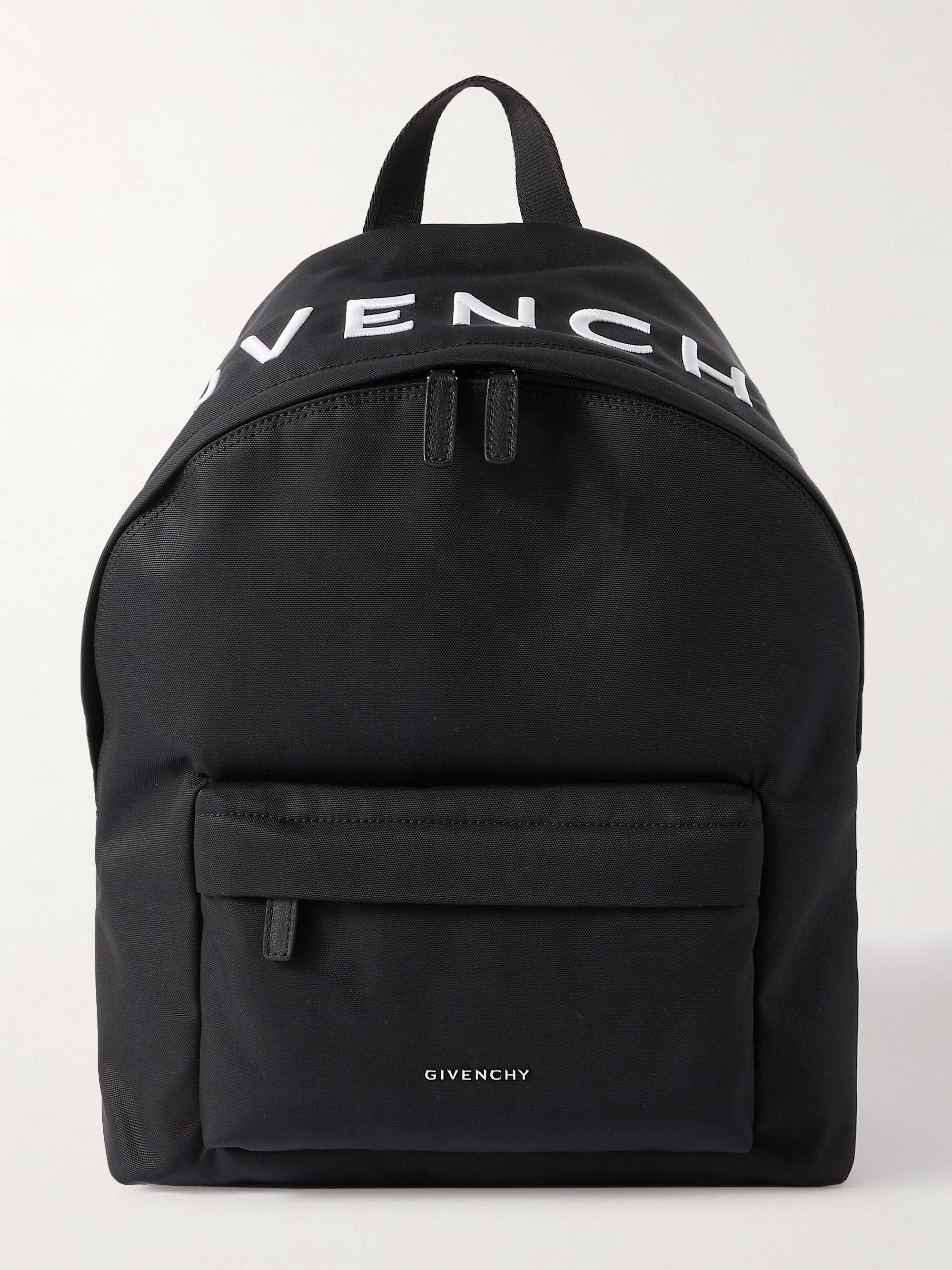 GIVENCHY Essential U Logo-Embroidered Nylon Backpack