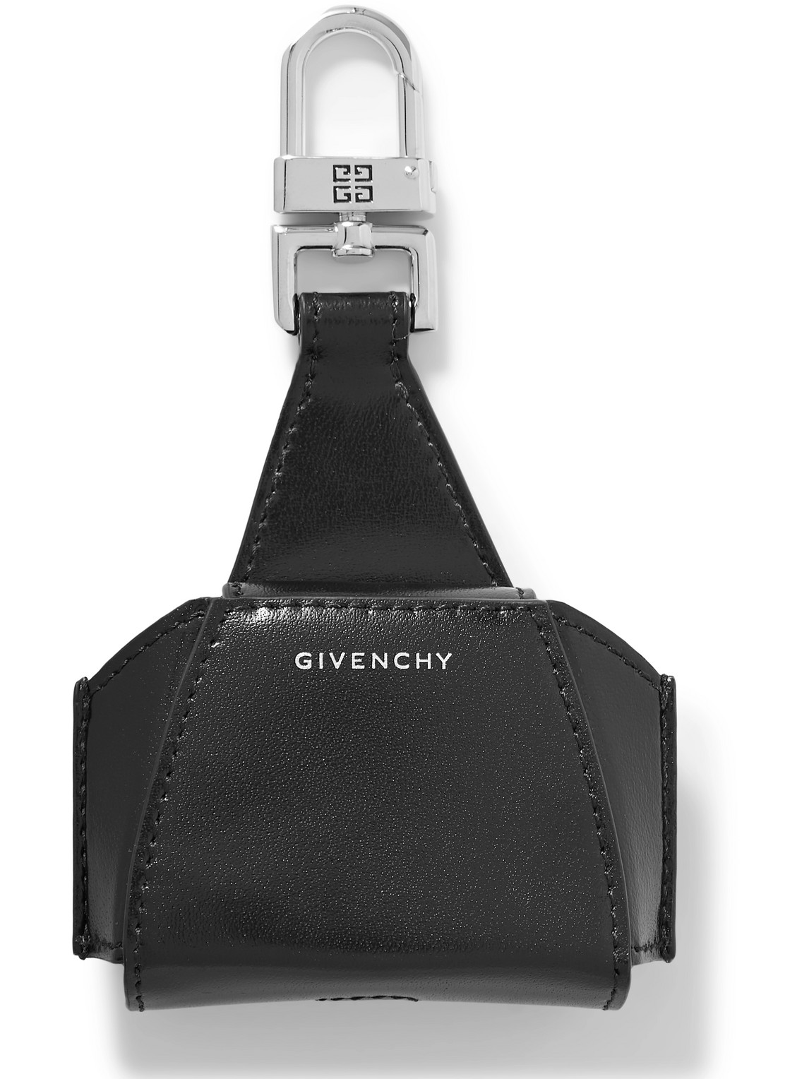Givenchy Antigona Leather Airpods Case In Black